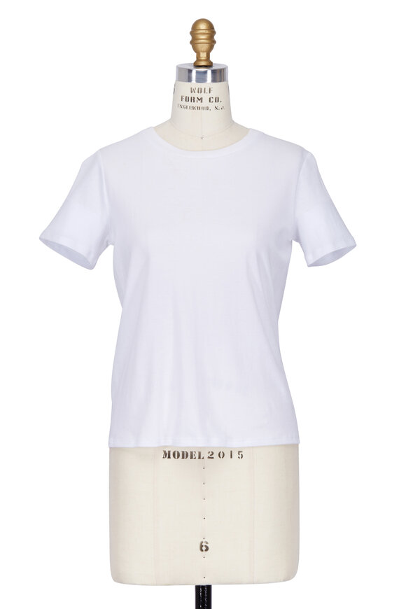 The Row - Wesler White Short Sleeve T-Shirt