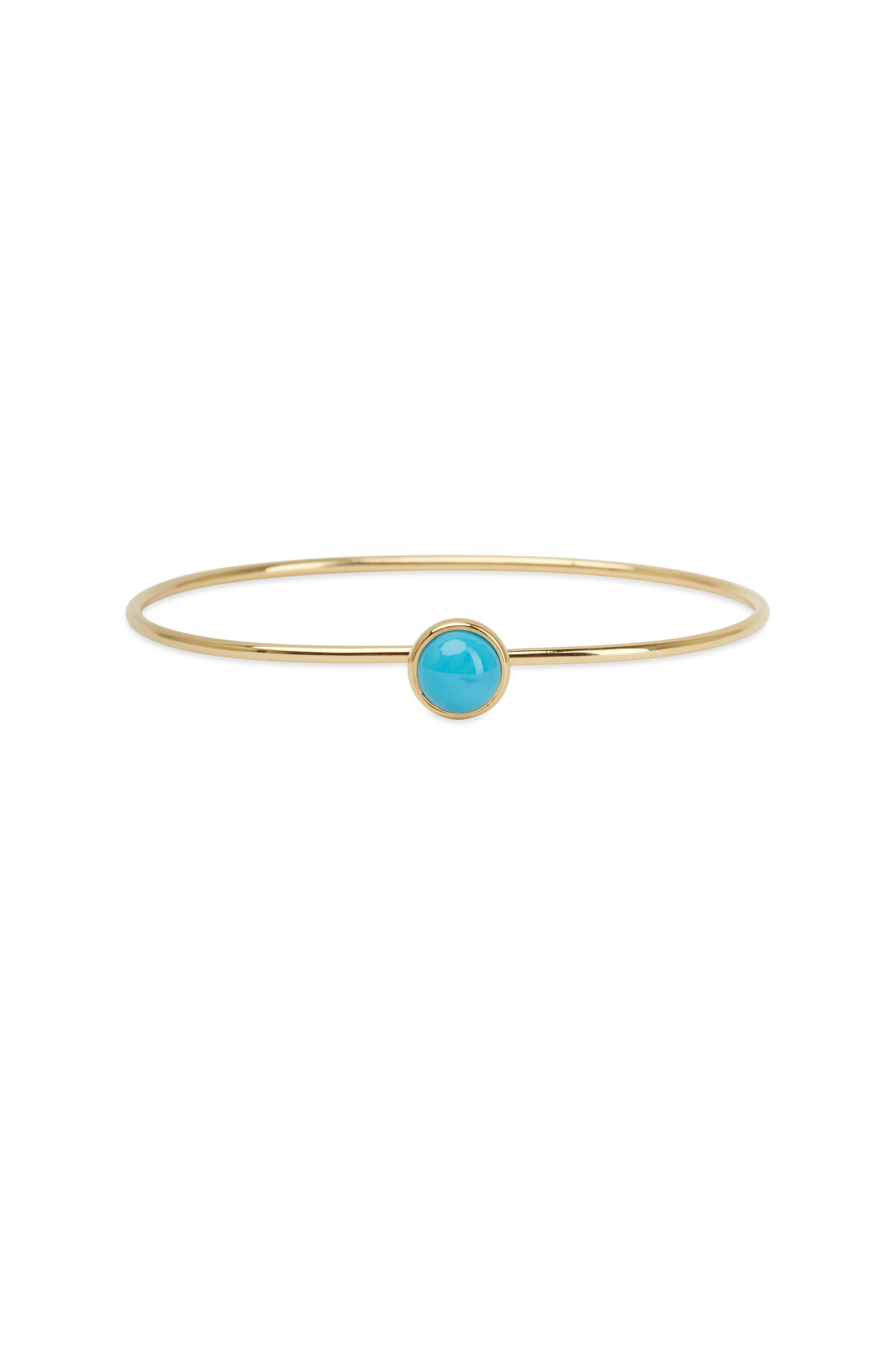 Syna - Baubles Yellow Gold Turquoise Stack Bracelet