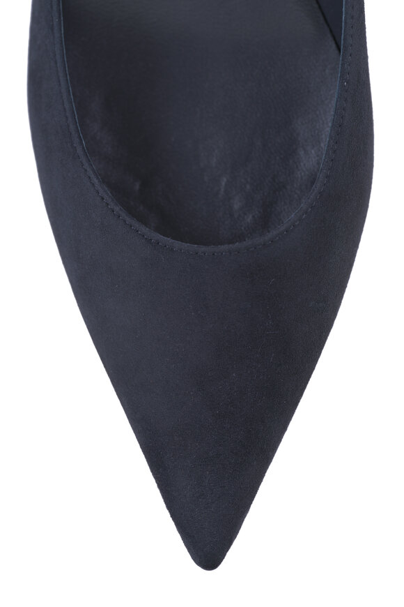 Jimmy Choo Amelia Graphite Suede Pump, 35mm - view 5