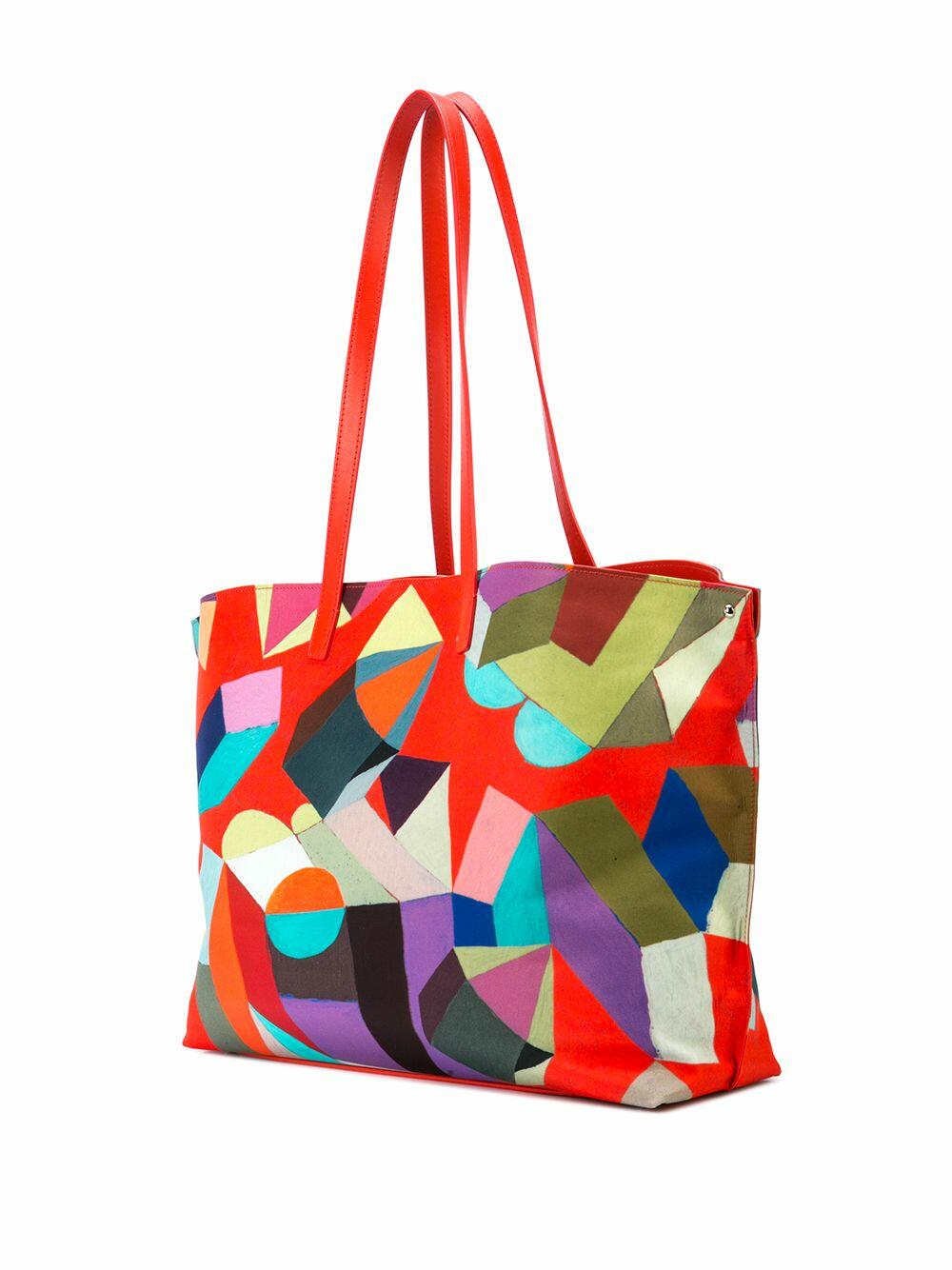Akris - AI Multicolor Leather Medium Shoulder Bag