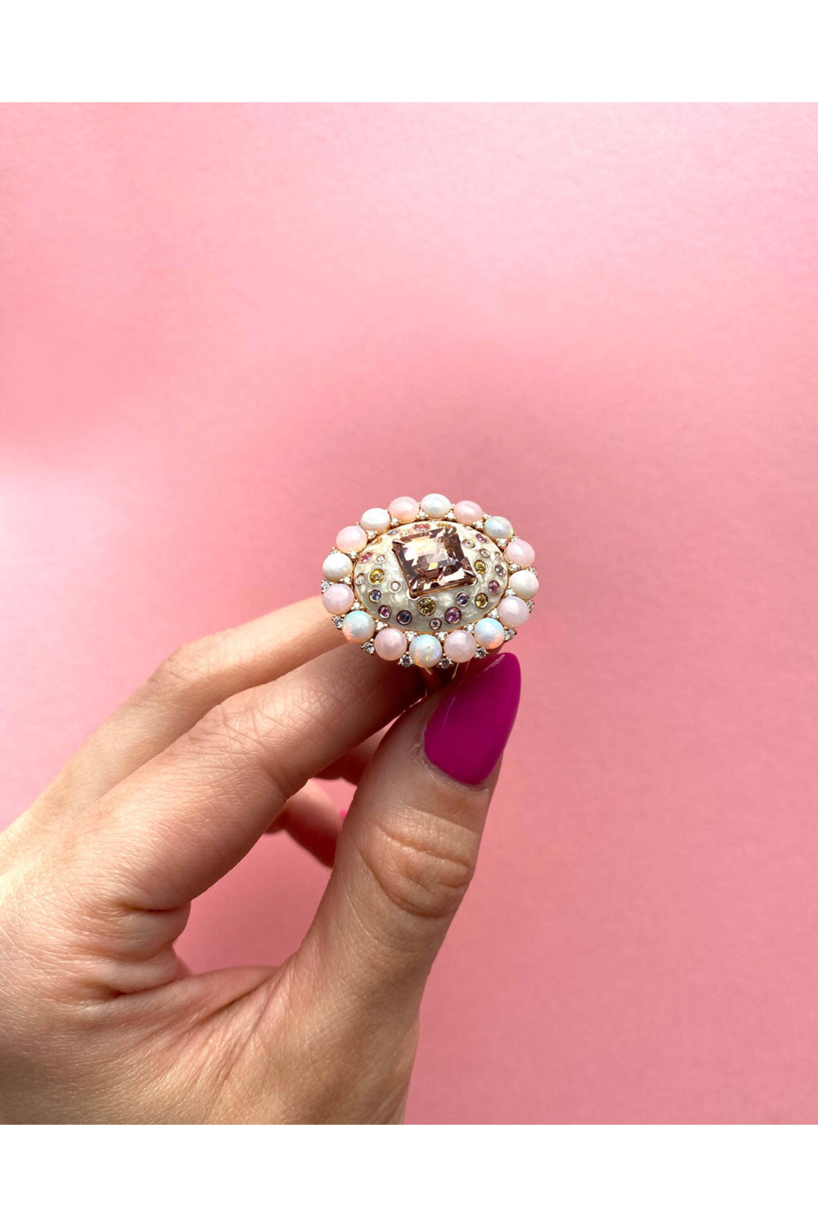 Sarah Ho London - Rose Gold Opera Ring