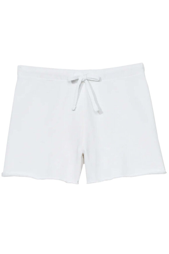 IRO - Cluny White Cotton Pleated High-Rise Shorts