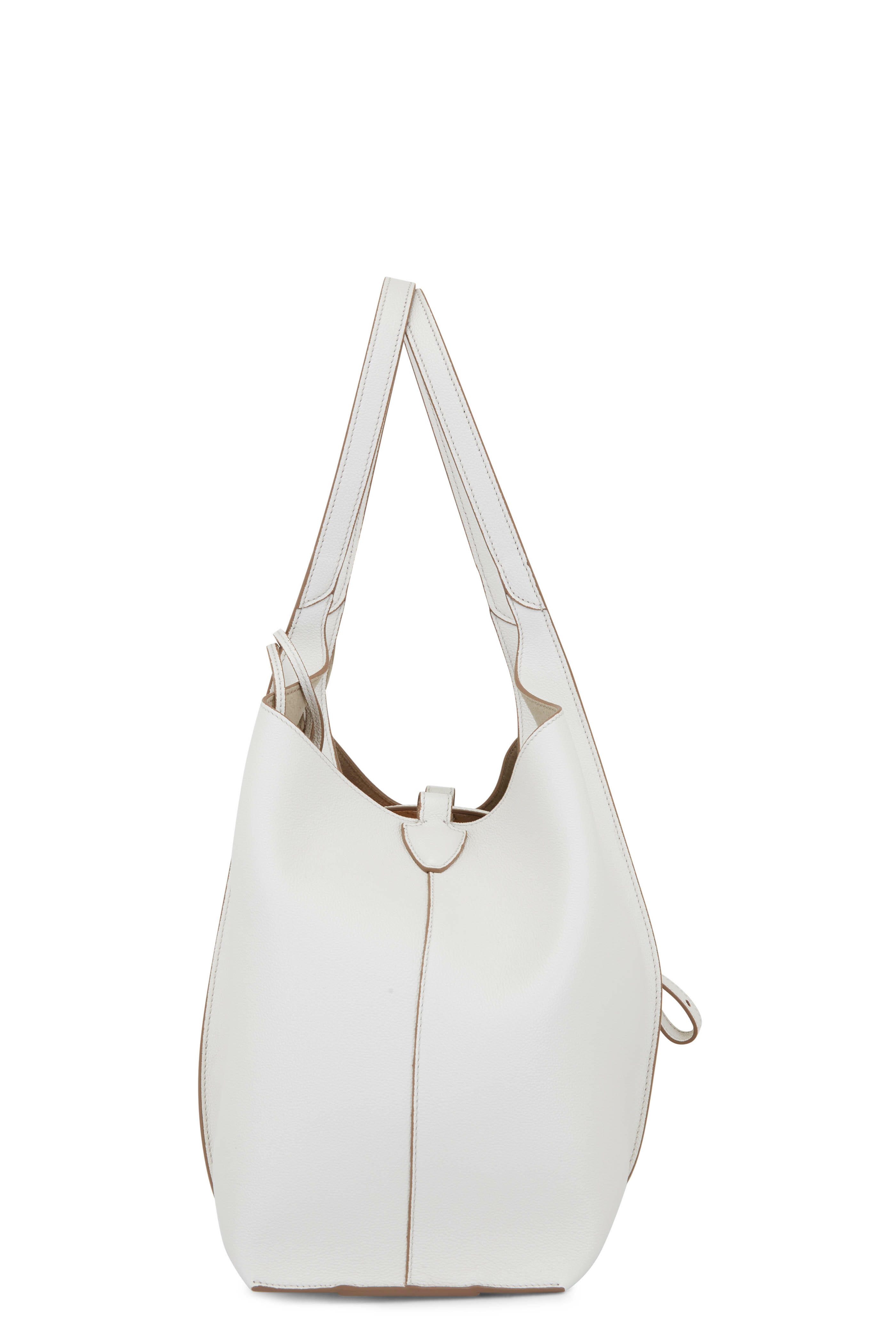 Tod's - Timeless Shopping Bag White Leather Tote