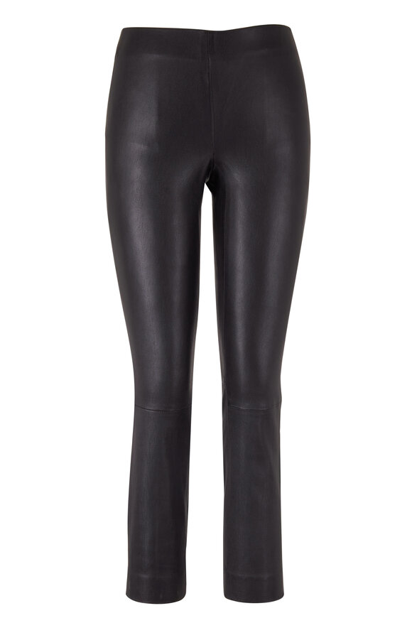 Vince - Black Stretch Leather Legging 