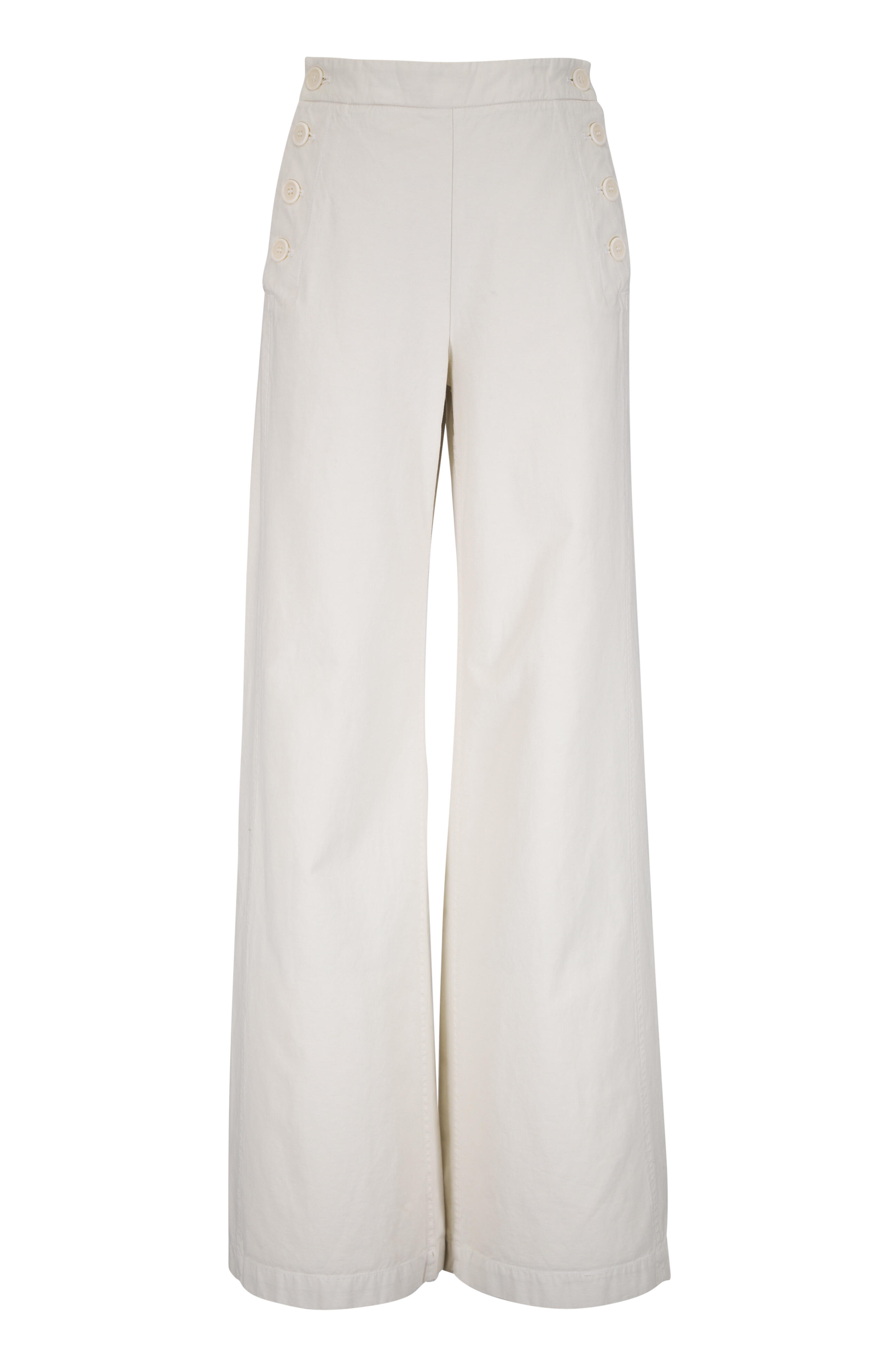Nili Lotan - Reed Stone Cotton Pants - view 1
