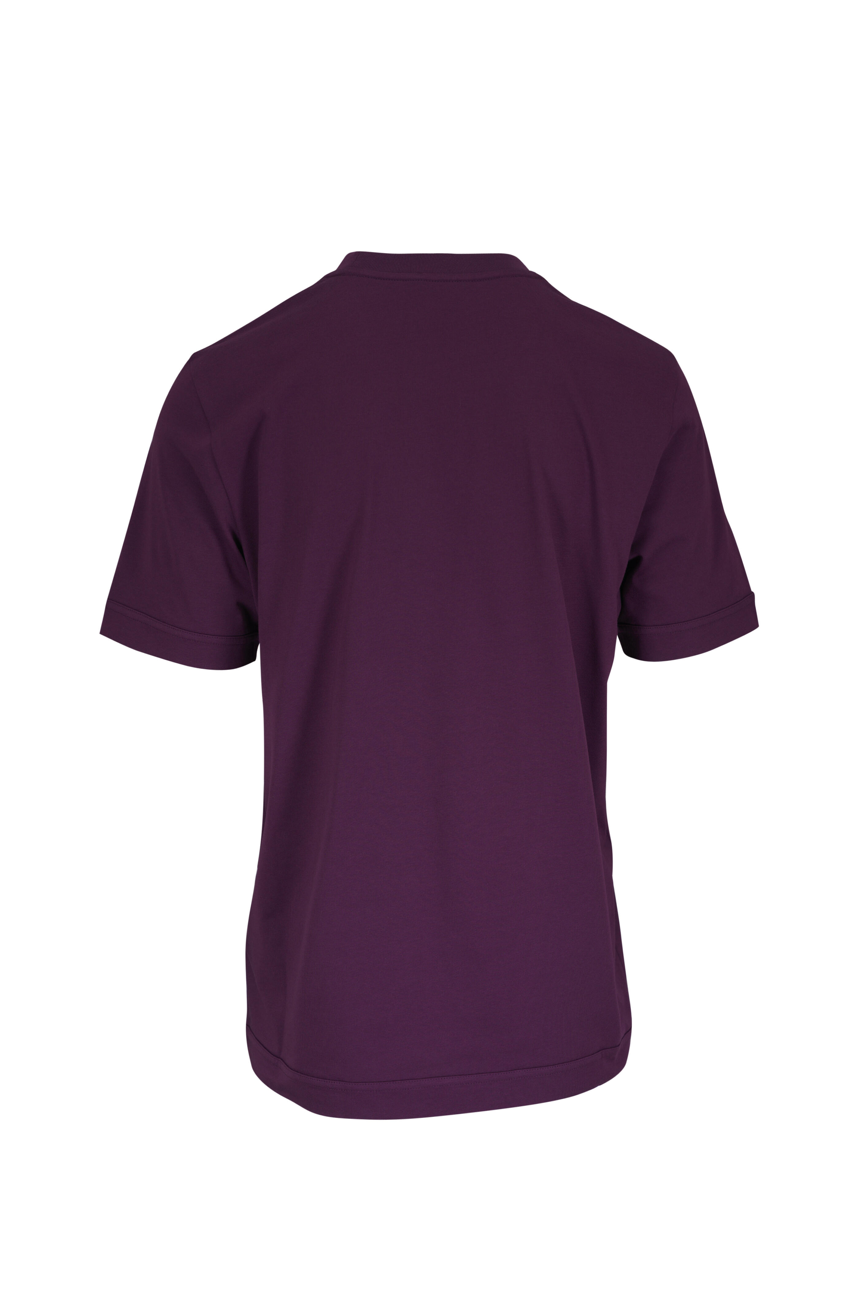 Moncler - Purple Jersey Tipped Cotton T-Shirt