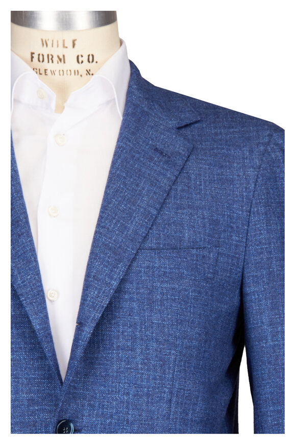 Sartorio Solid Admiral Blue Sportcoat - view 1