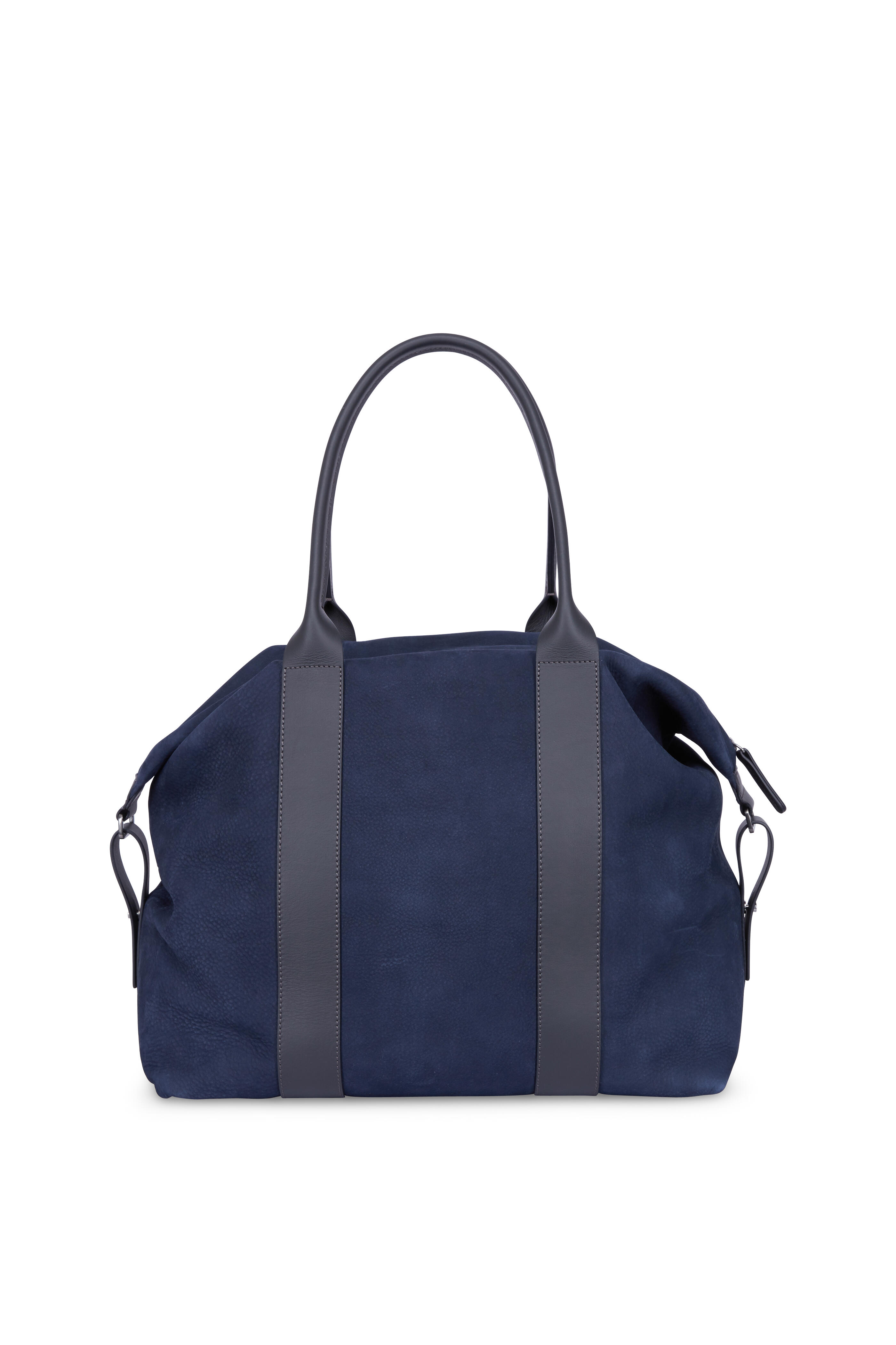 Brunello Cucinelli - Navy Blue Suede Tote