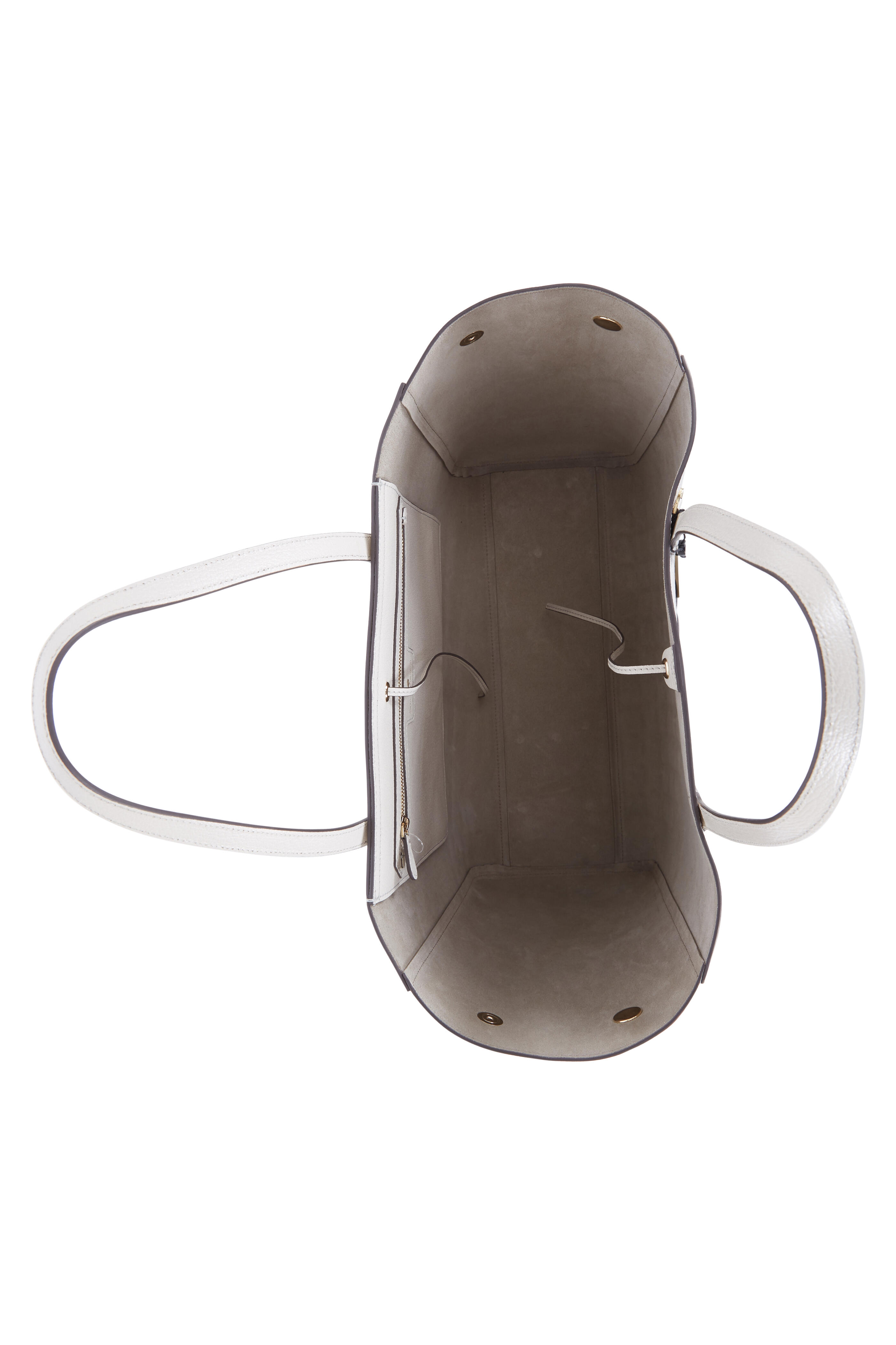 Anya Hindmarch - Ebury Chalk Leather Smiley Pixels Tote