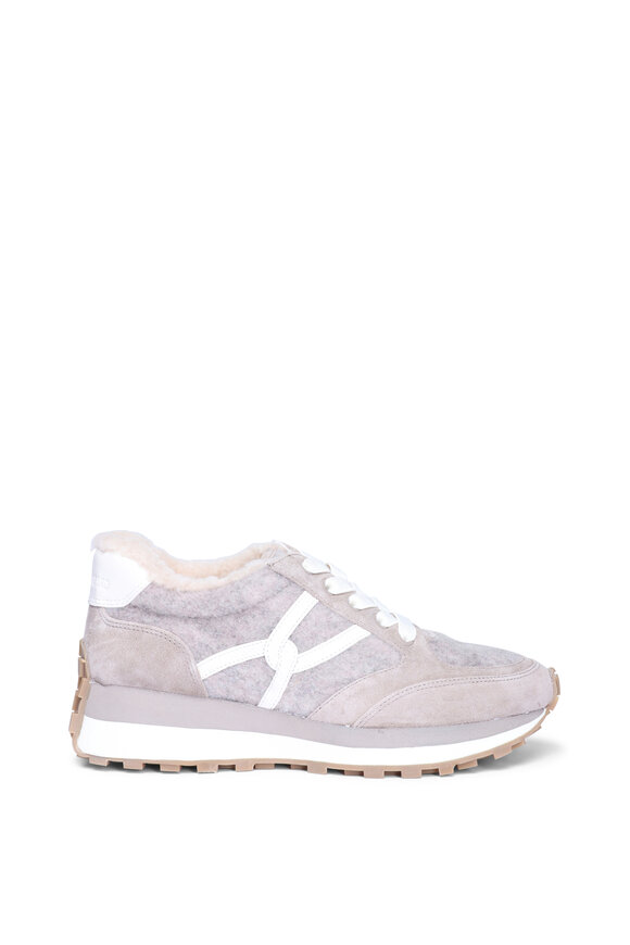 Veronica Beard Valentina Stone Shearling Sneaker - view 2