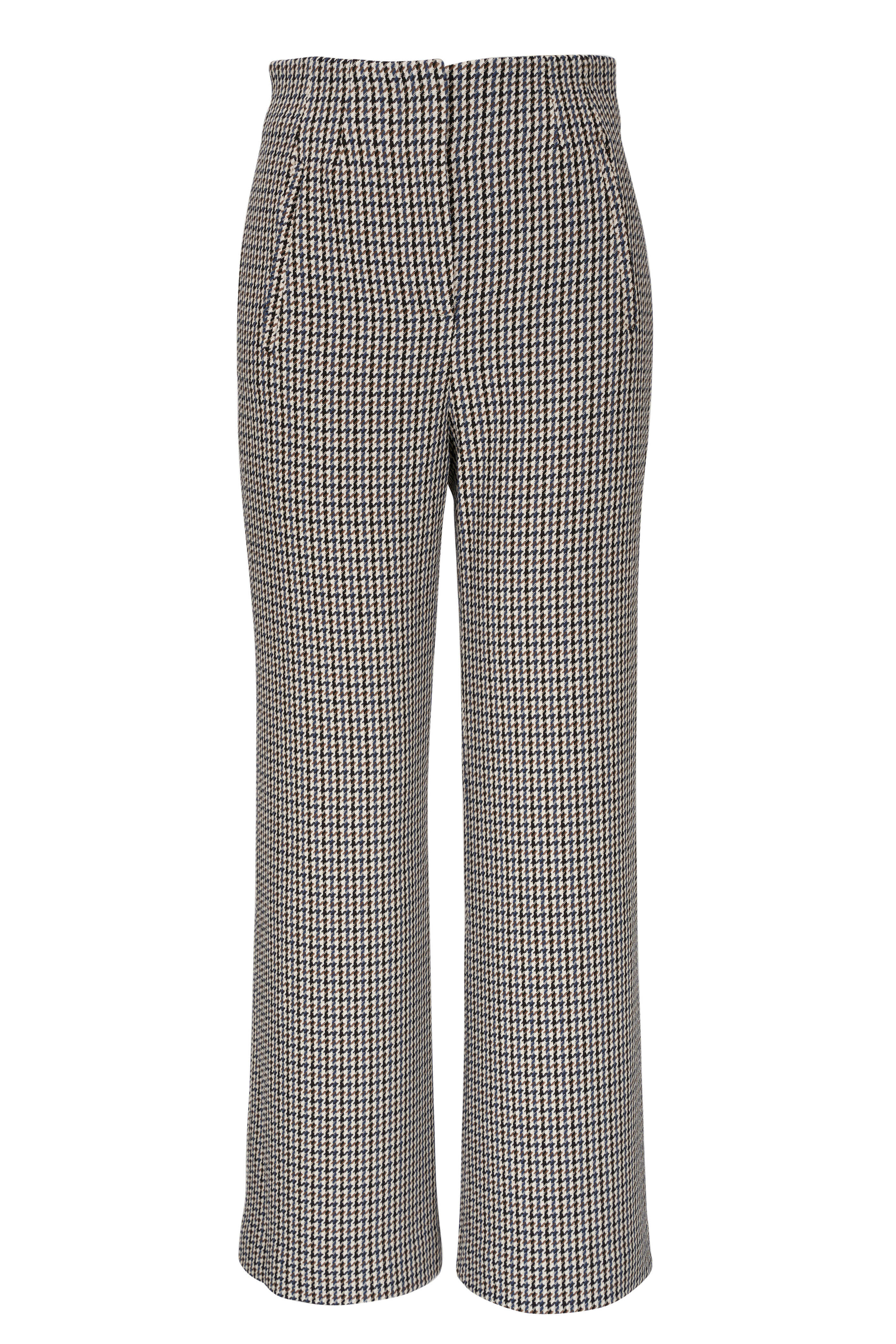 Veronica Beard - Dova Multi Houndstooth Pant | Mitchell Stores