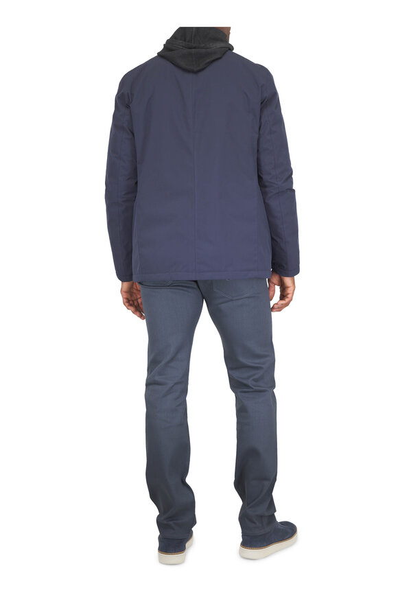 Herno Navy Waterproof Down Jacket - view 3