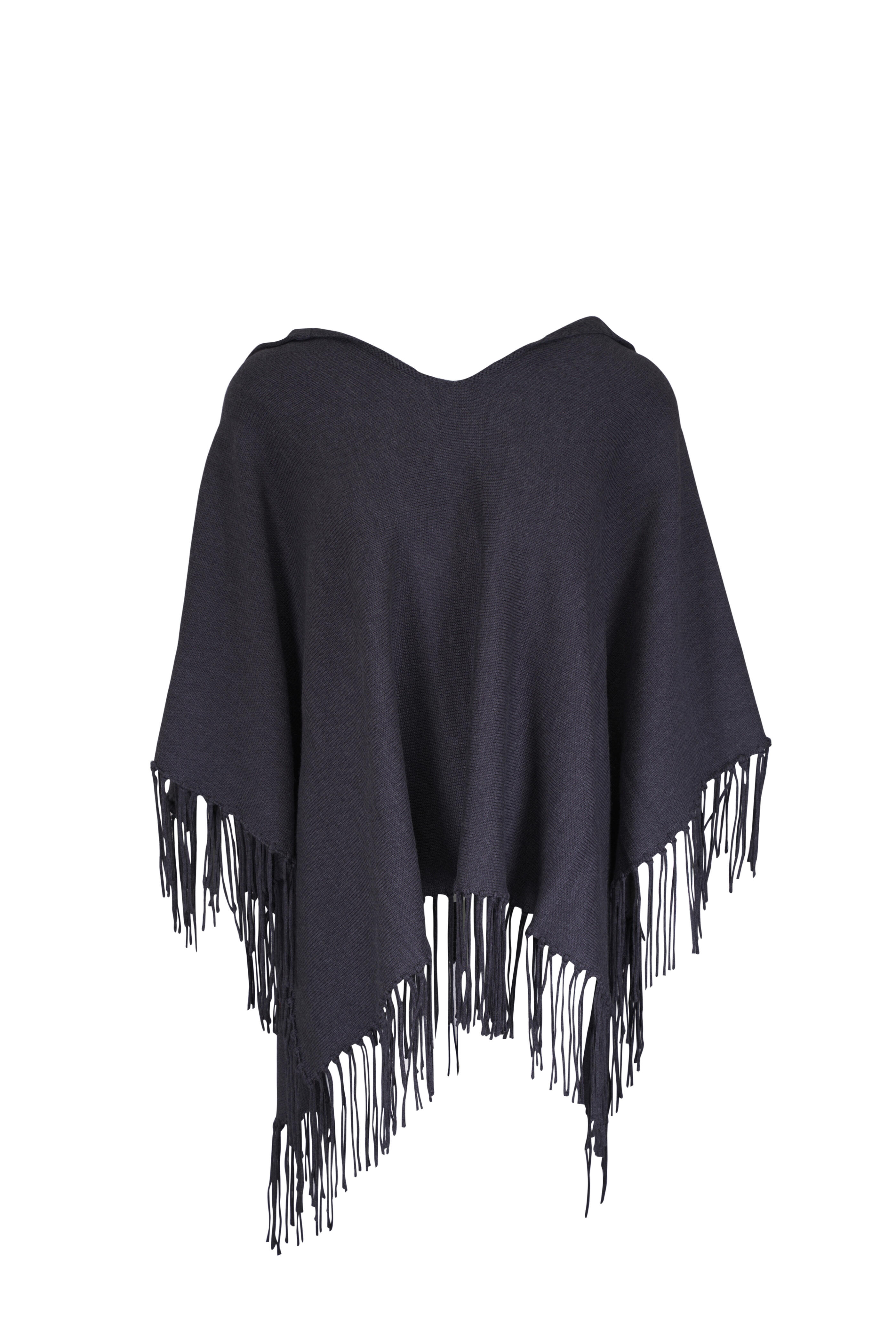トップス PONCHO SILHOUETTE JERSEY TOP Ombre Burnout Poncho Top | Leebe
