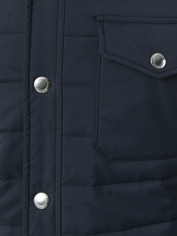 Brunello Cucinelli - Navy Nylon Water-Repllent Qulited Nylon Jacket
