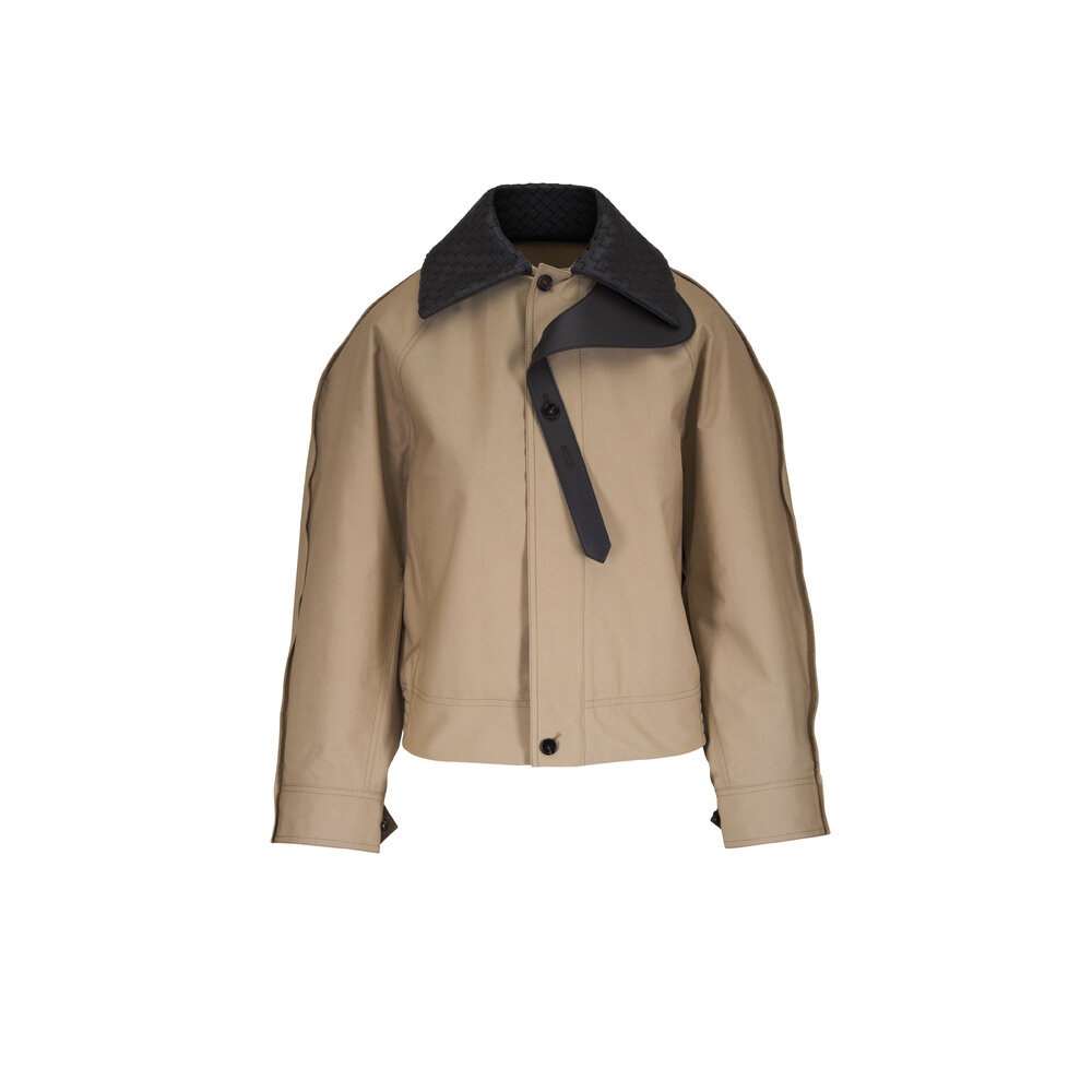 Bottega Veneta - Sahara Cotton Blouson & Intrecciato Jacket
