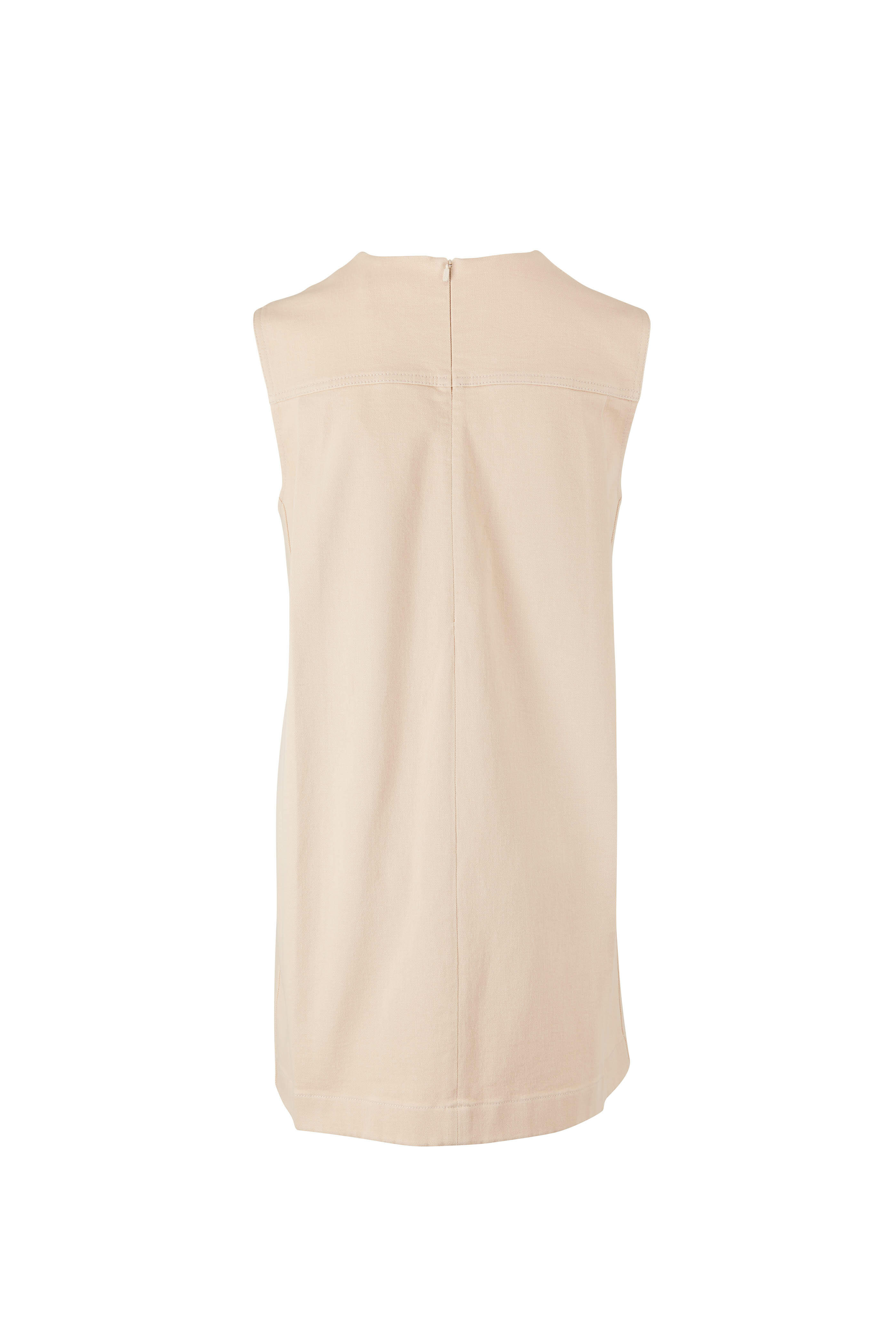 Chloé - Iconic Milk Sleeveless Denim Shift Dress