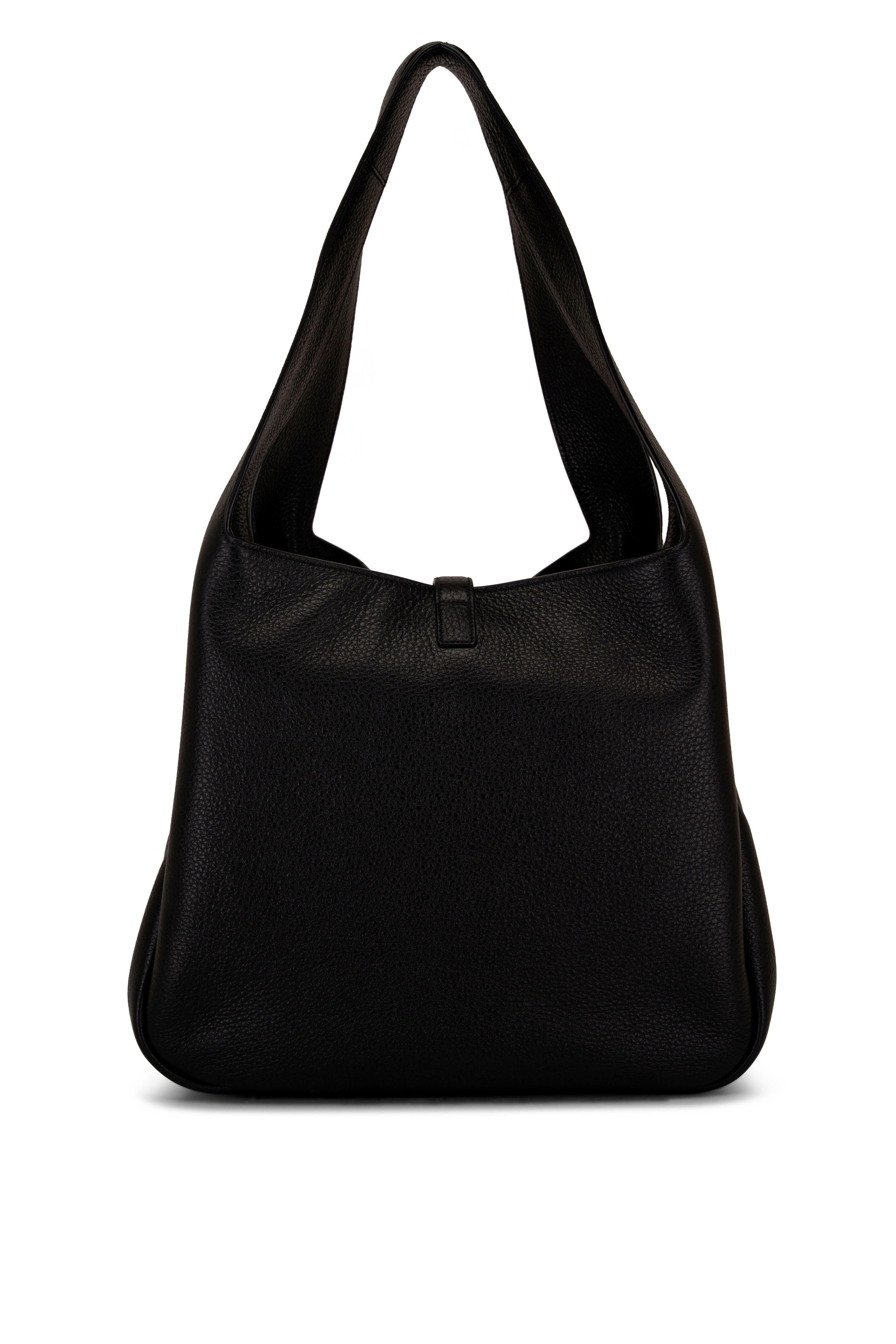 Saint Laurent - Bea Black Grained Leather Tote | Mitchell Stores