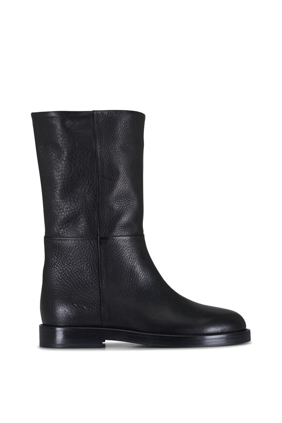 Prada - Black Leather & Nylon Boot, 50mm | Mitchell Stores