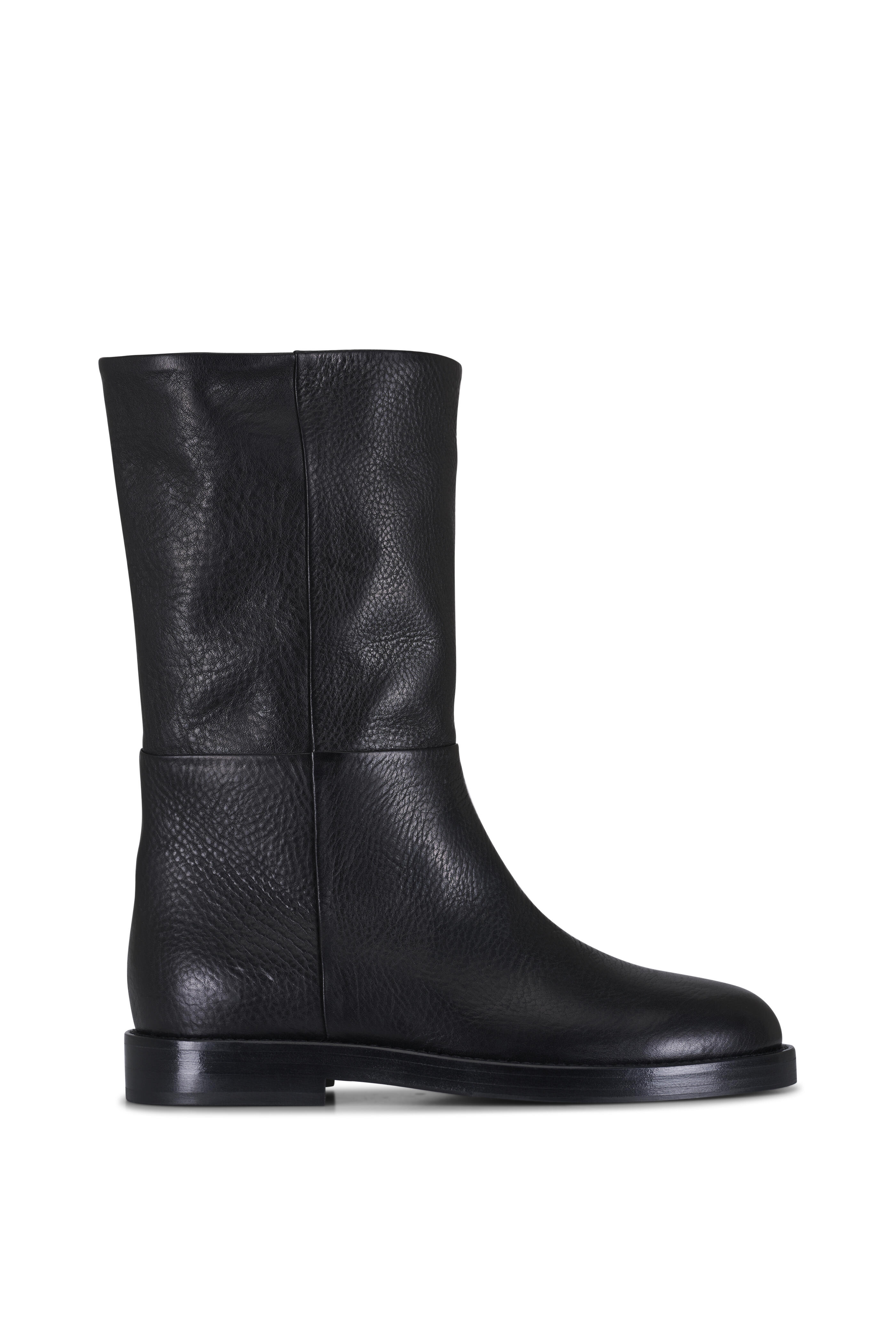 AGL - Zenit Nero Grained Leather Low Boot