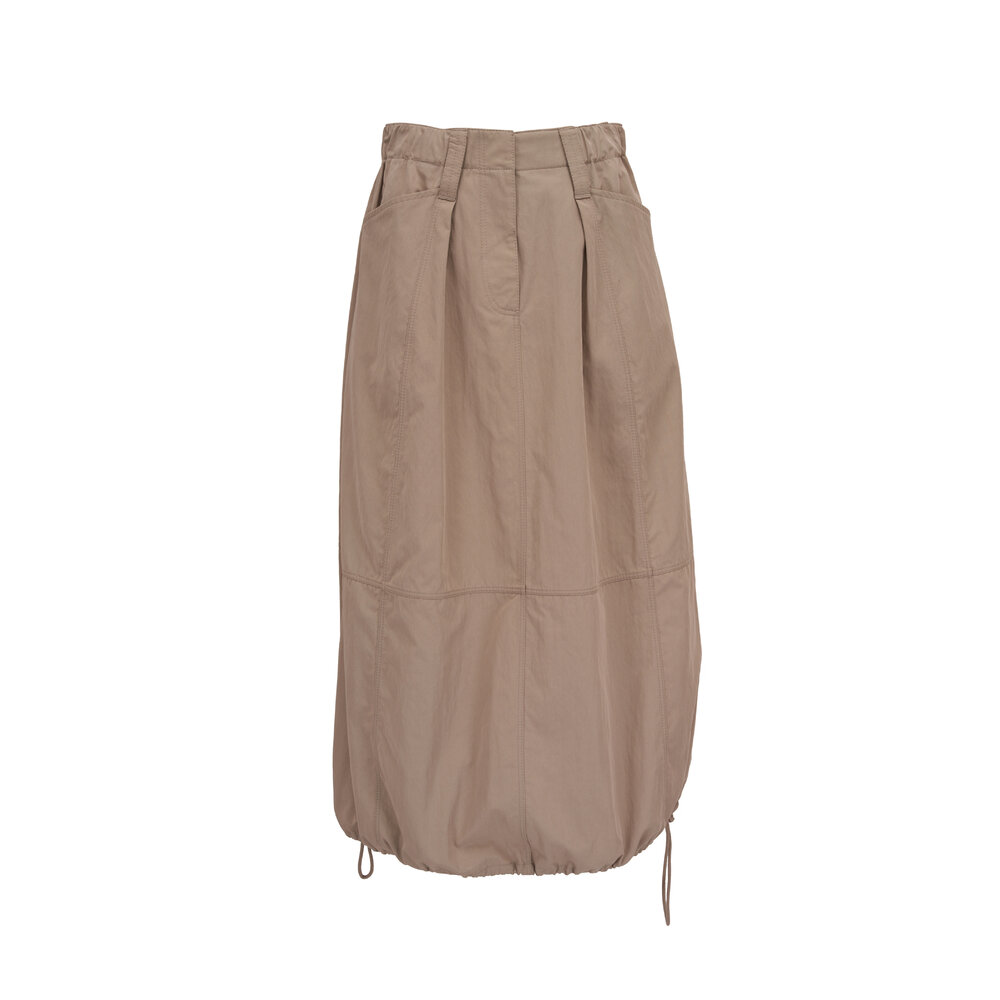 BRUNELLO CUCINELLI Cotton blend wrap-around skirt カシミア Cotton blend wrap-around skirt BRUNELLO CUCINELLI - Nugnes1920