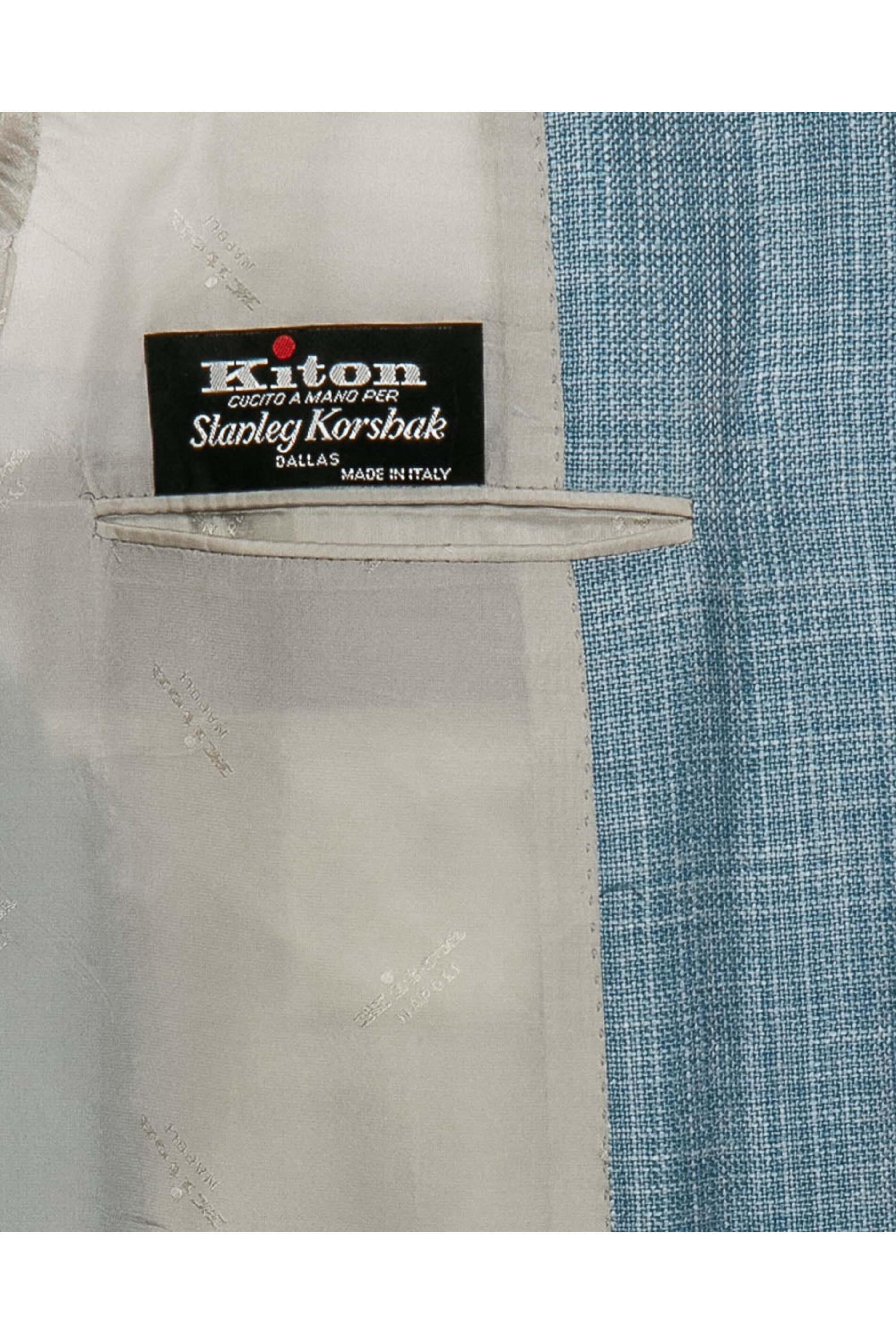 Kiton - Light Blue Melange Sportcoat