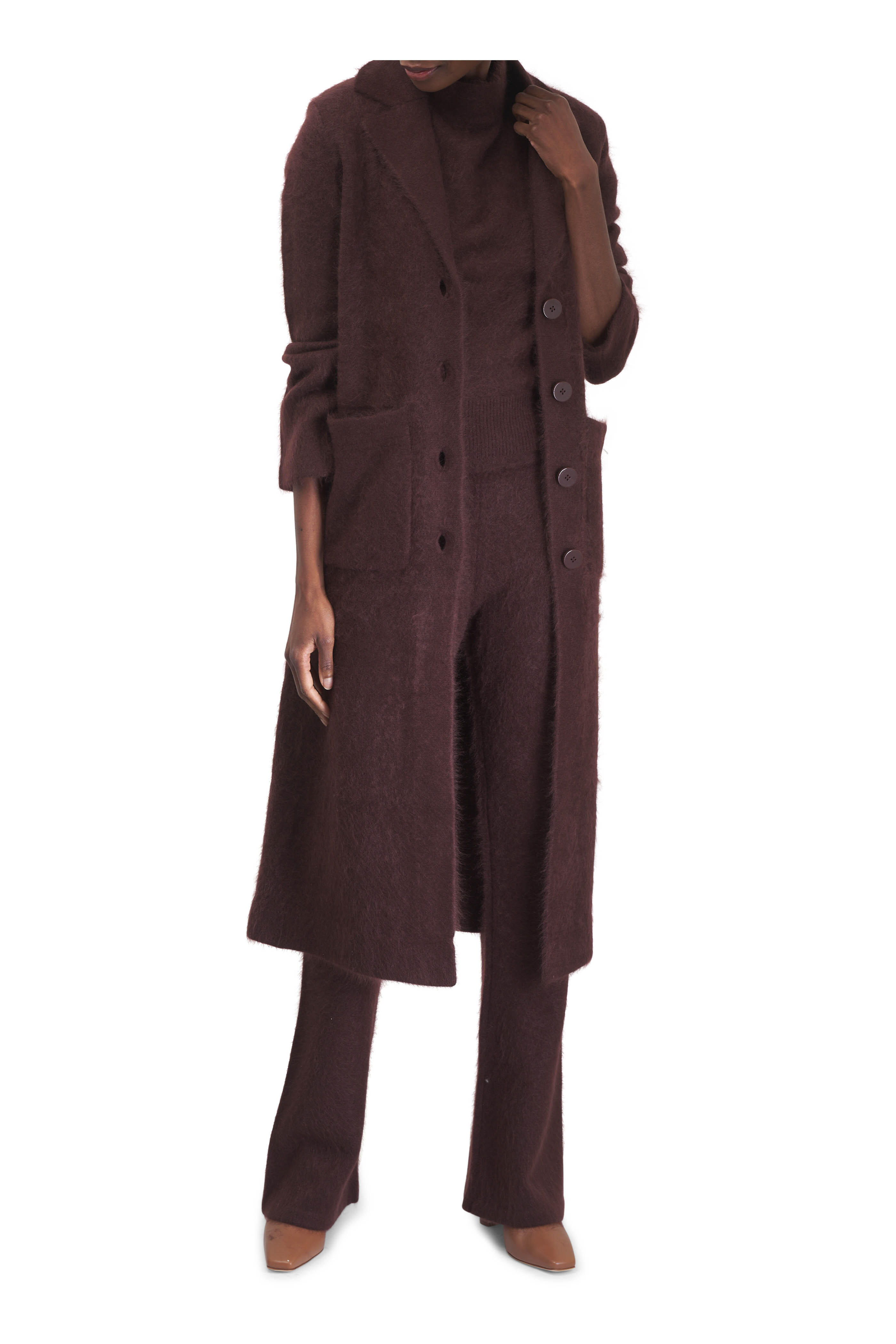 Dorothee Schumacher - Fluffy Statement Dark Chocolate Sweater