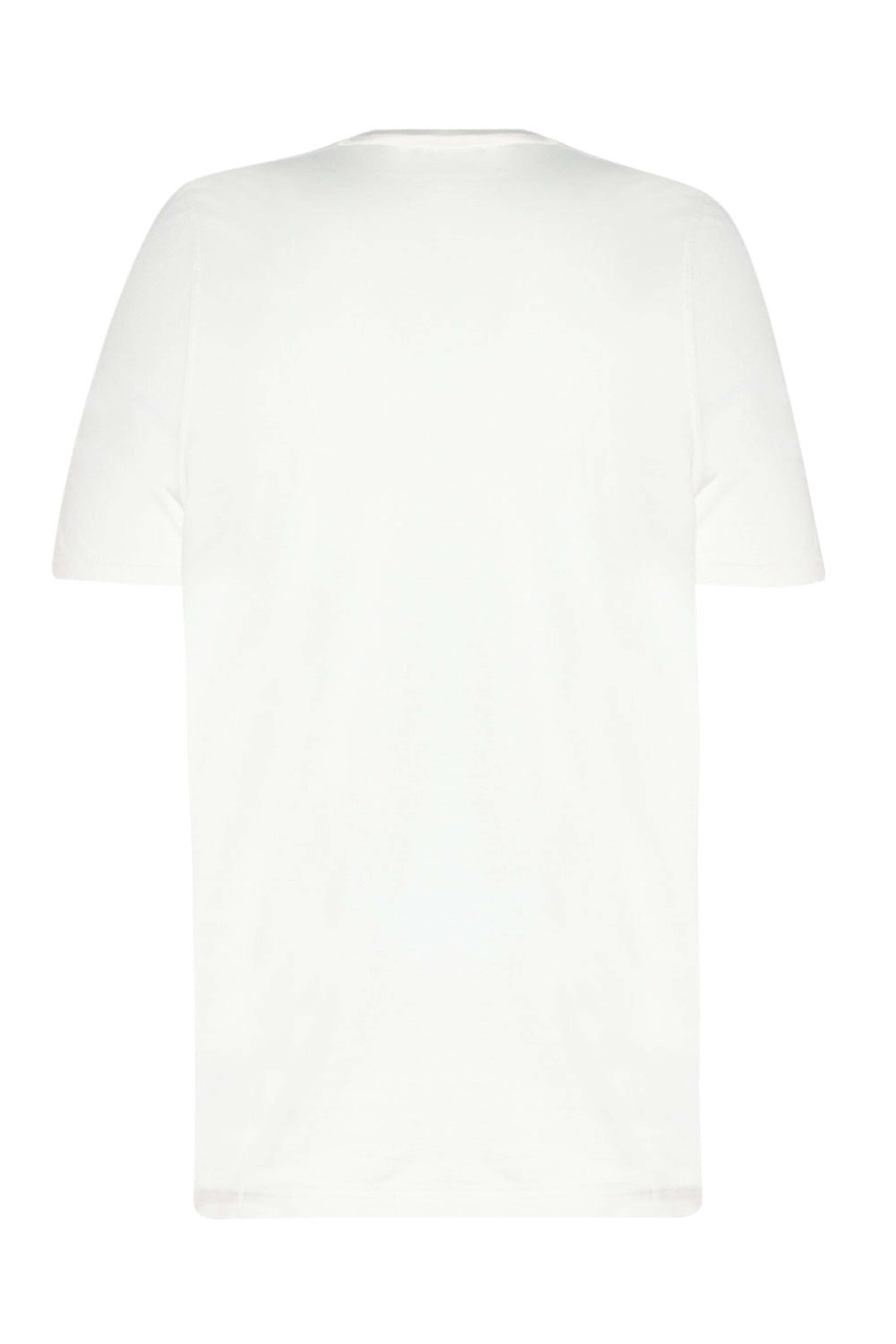 Kiton - Off White Cotton & Cashmere Short Sleeve T-Shirt