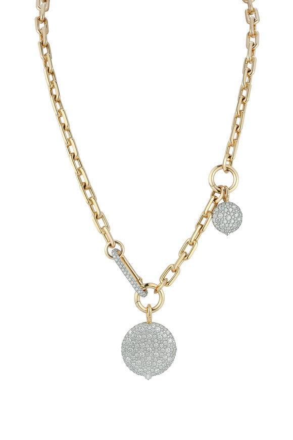 Walters Faith - Saxon Diamond & 18K Solid Gold Extendable Chain