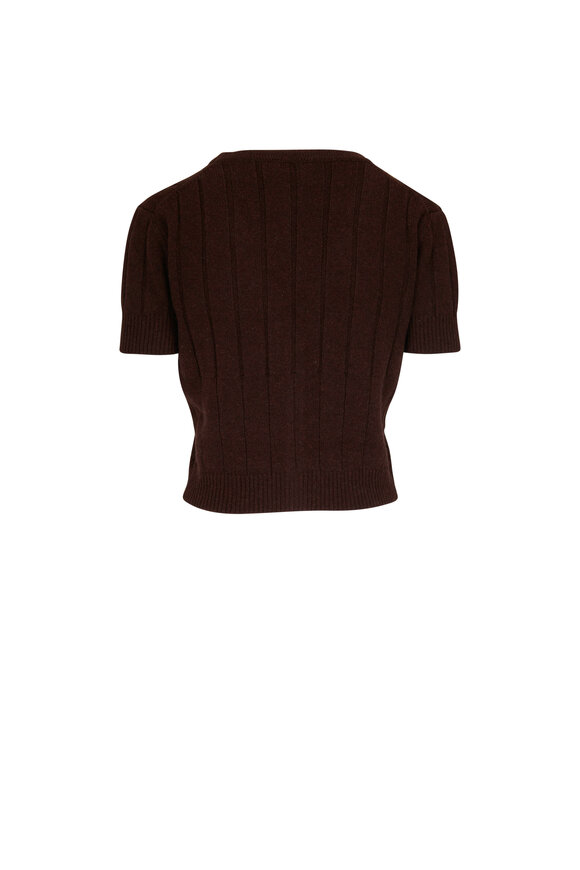 Khaite - Maryam Rosewood Cashmere Cardigan