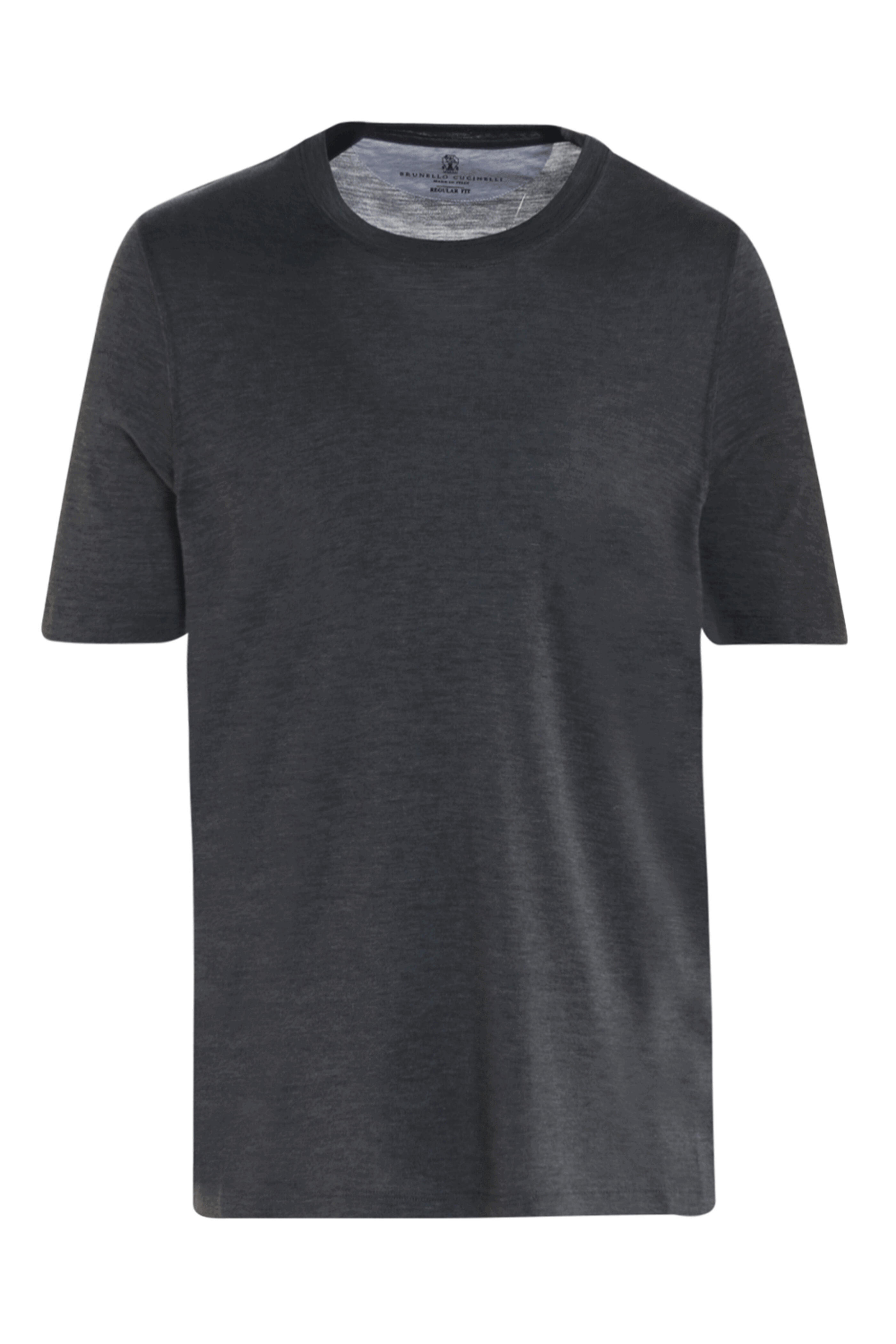 BRUNELLO CUCINELLI Silk and cotton t-shirt カシミア BRUNELLO CUCINELLI Silk and Cotton-Blend Jersey T-Shirt for