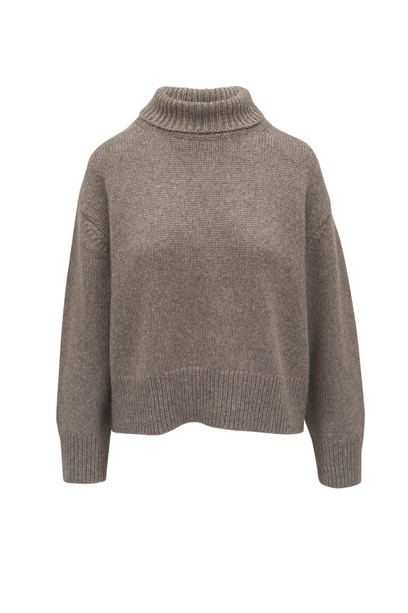 Nili Lotan - Tabitha Peat Mélange Cashmere Turtleneck Sweater