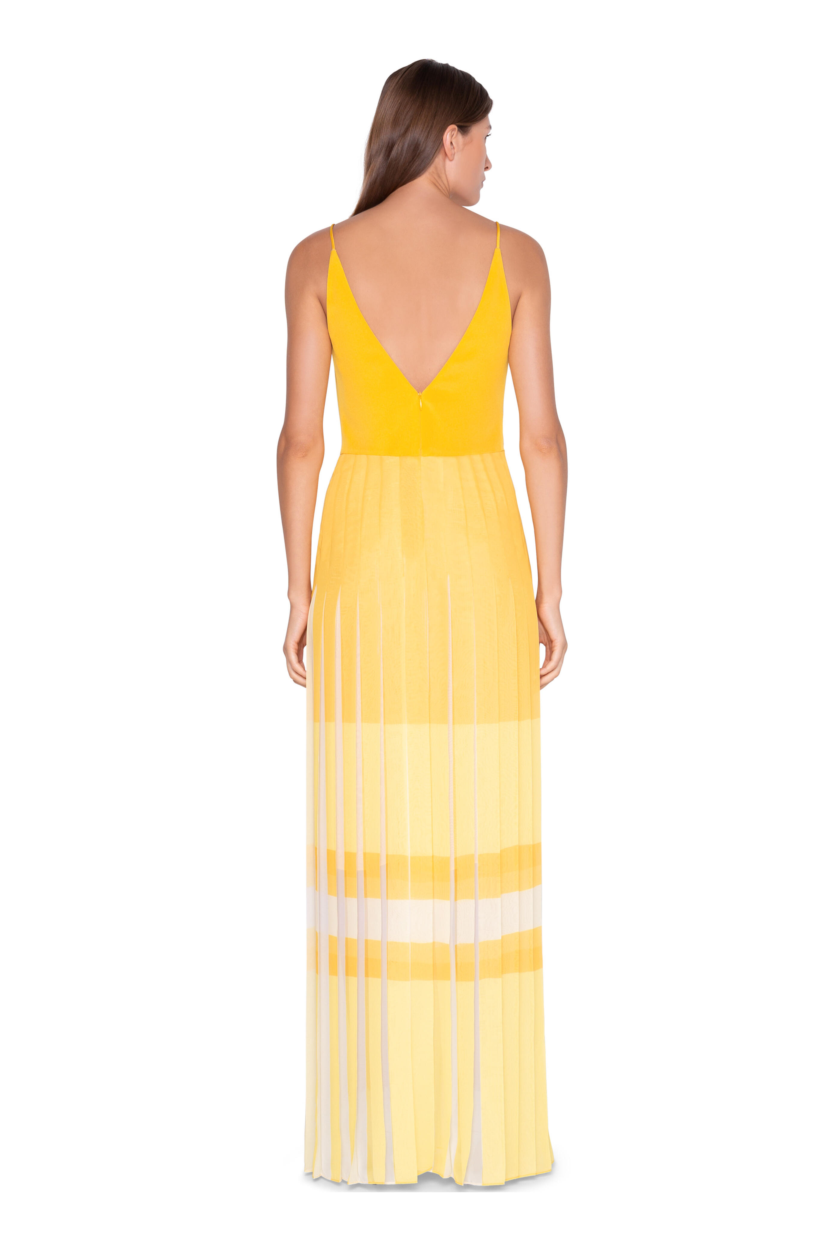 Akris - Horizon Silk Orizzonte Pleated Sleeveless Gown