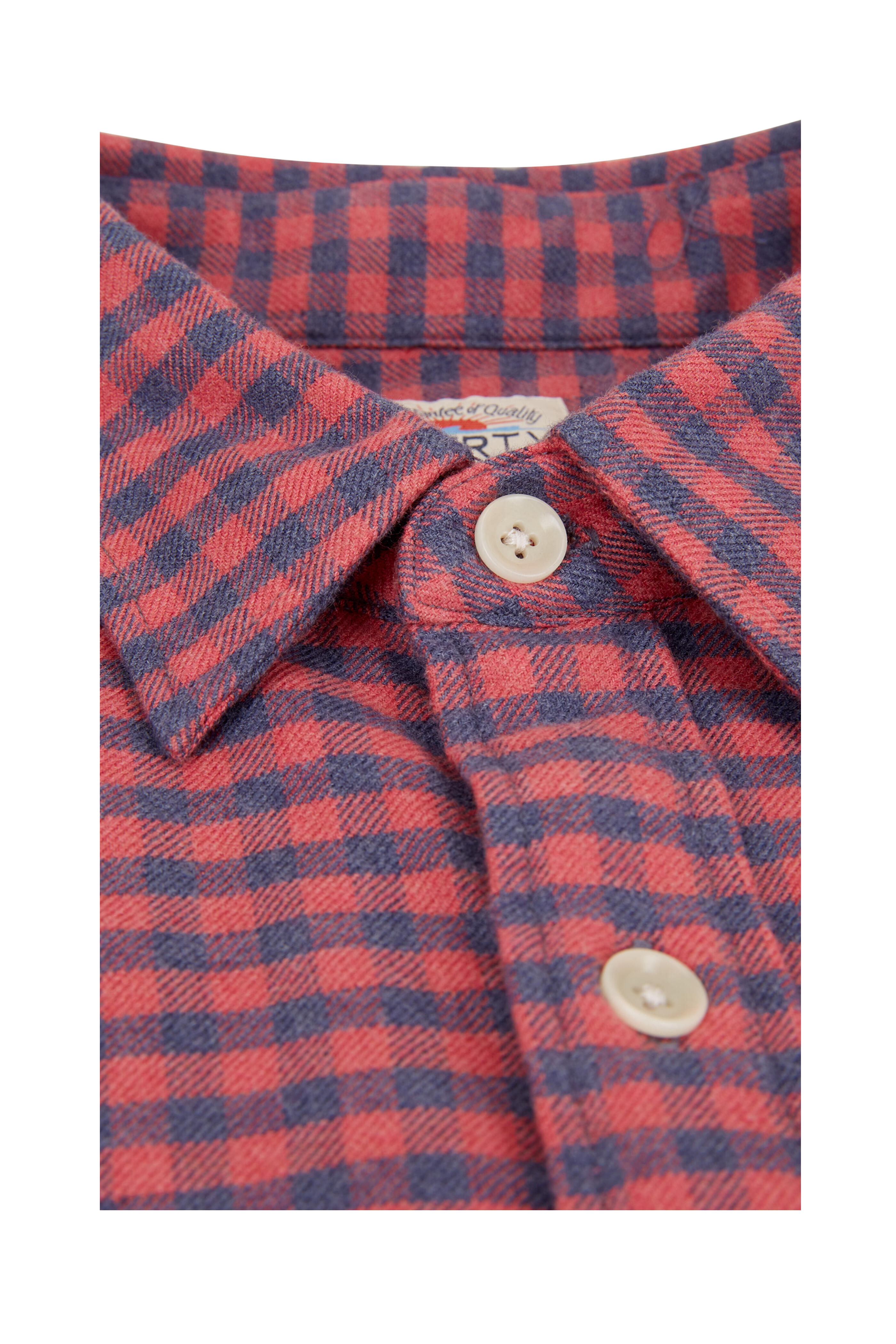 Faherty Brand - Seaview Rose Gingham Flannel Sport Shirt