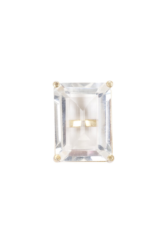 Cristina V. Clear Quartz Earrings - view 2