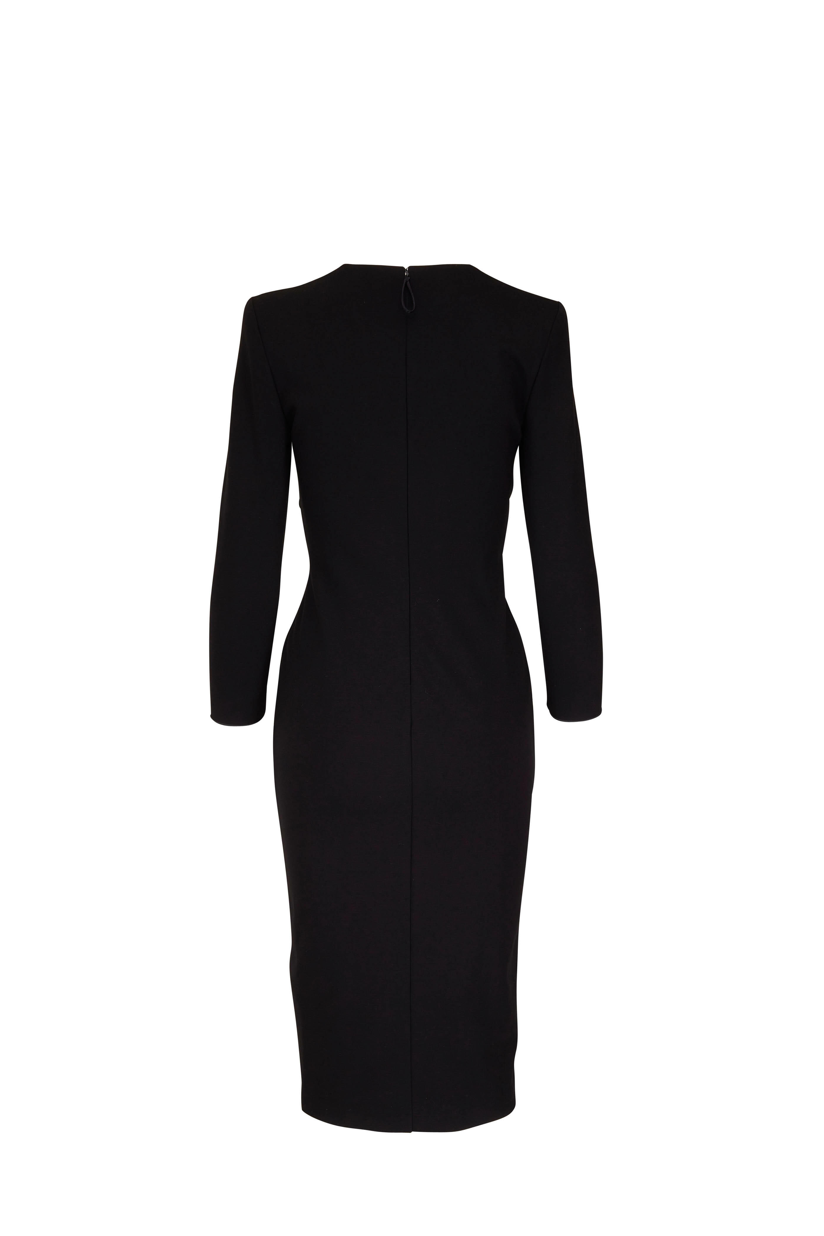 Giorgio Armani - Black Milano Jersey Dress | Mitchell Stores