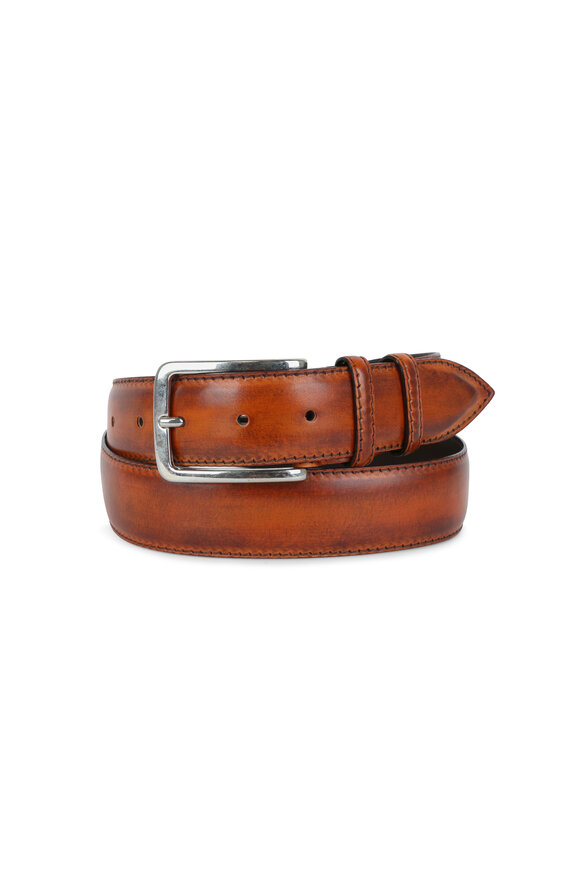 Bontoni - Rust Leather Belt 