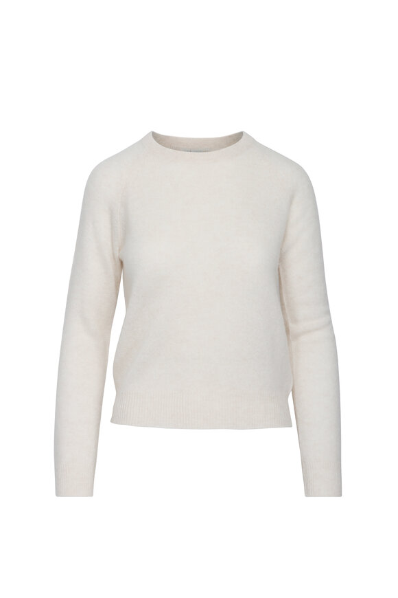 Jumper 1234 Crop Oatmeal Crewneck Sweater