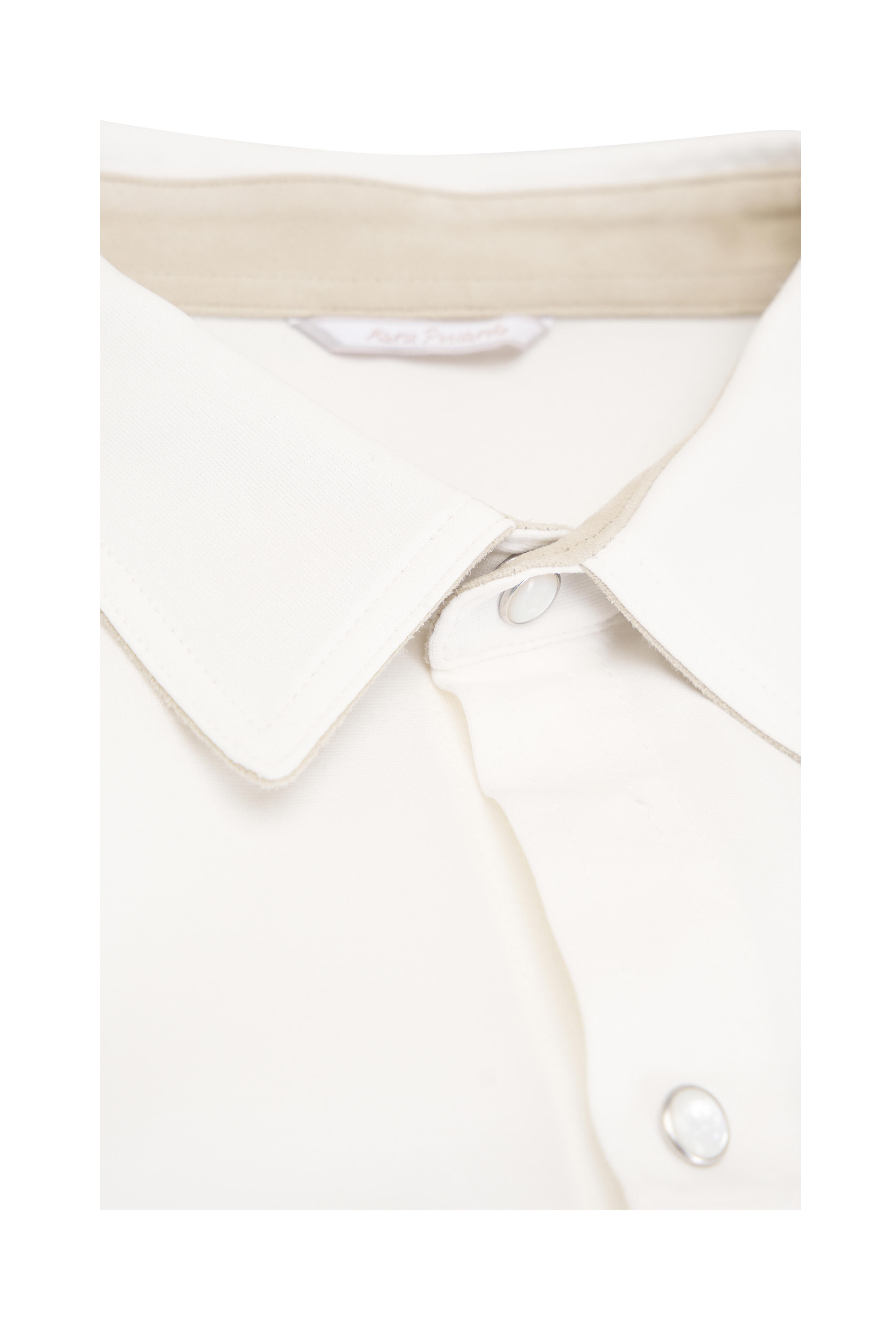 Marco Pescarolo - Zeus White Cotton Overshirt