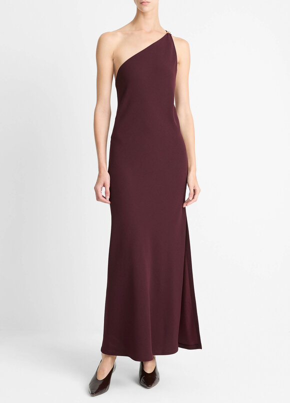 Vince - Cherry Night One Shoulder Dress