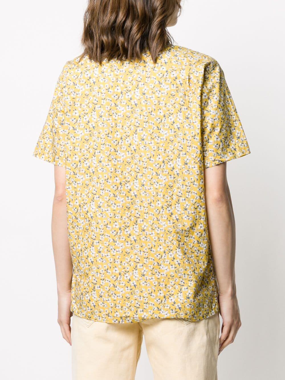 R13 authentic Tony shirt leopard yellow