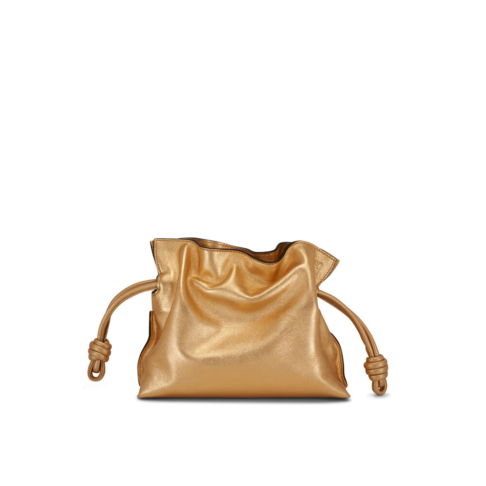 定番アイテムをアップデート【LOEWE】Mini Flamenco Clutch bag Mini Flamenco clutch in nappa calfskin Beige - LOEWE