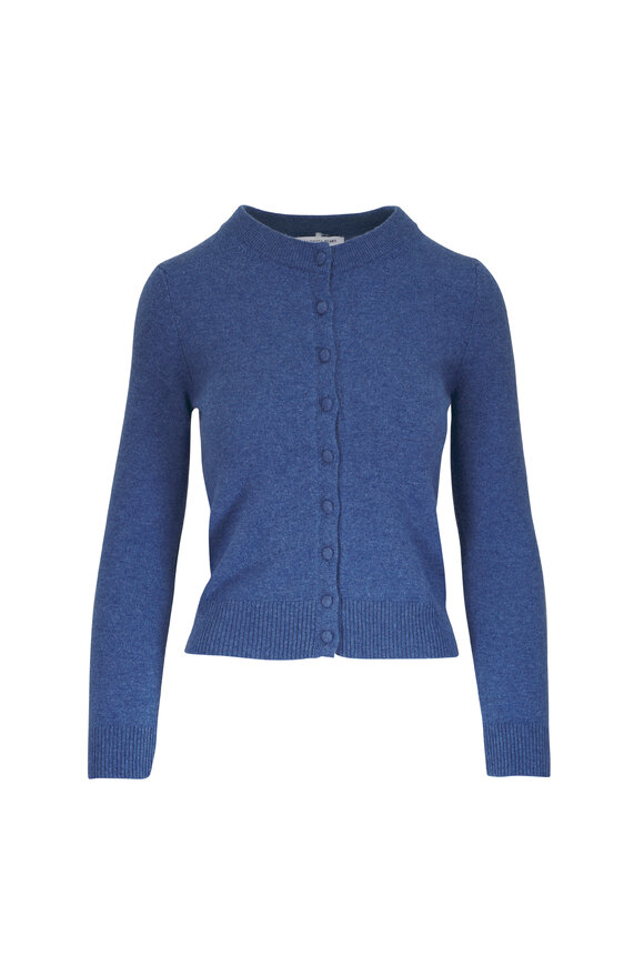 Veronica Beard Daro Blue Coast Mélange Cashmere Cardigan