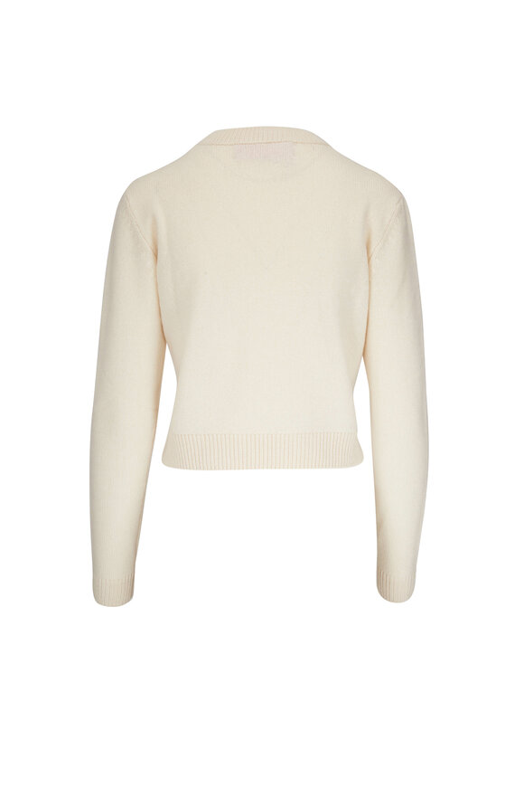 The Elder Statesman - Cream Cashmere Crewneck