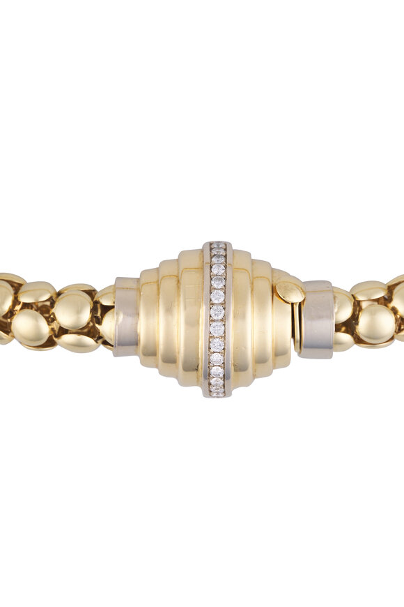 Courtney Davis Two Toned Popcorn Chain Necklace - view 2