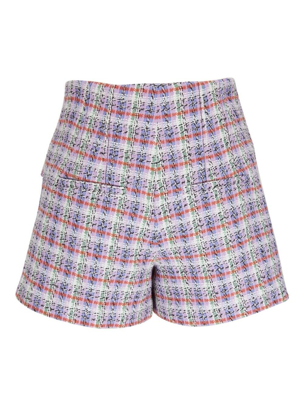 Veronica Beard - Inara Light Violet Multi Tweed Shorts