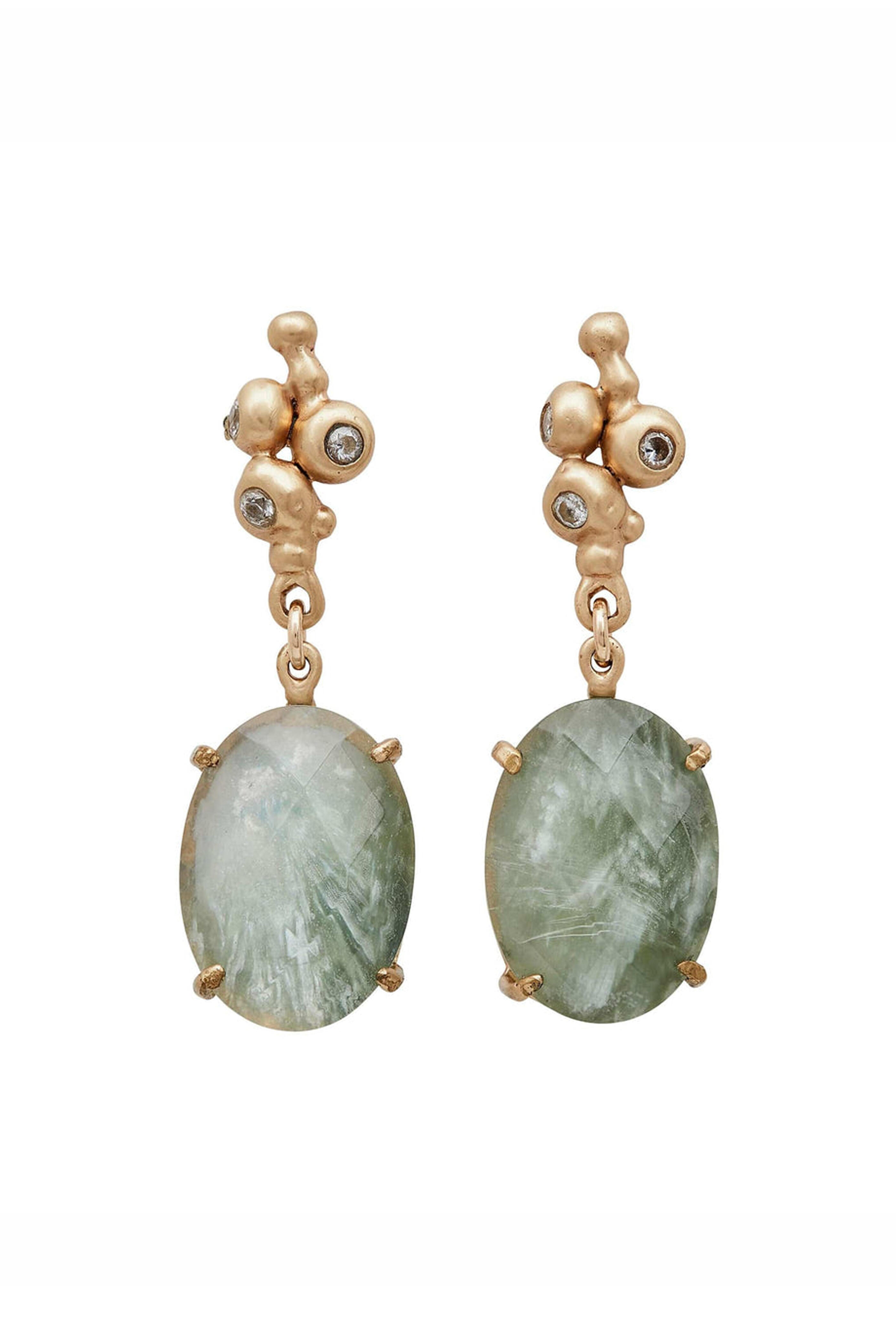 Julie Cohn Design - Caldera Seraphinite Earrings