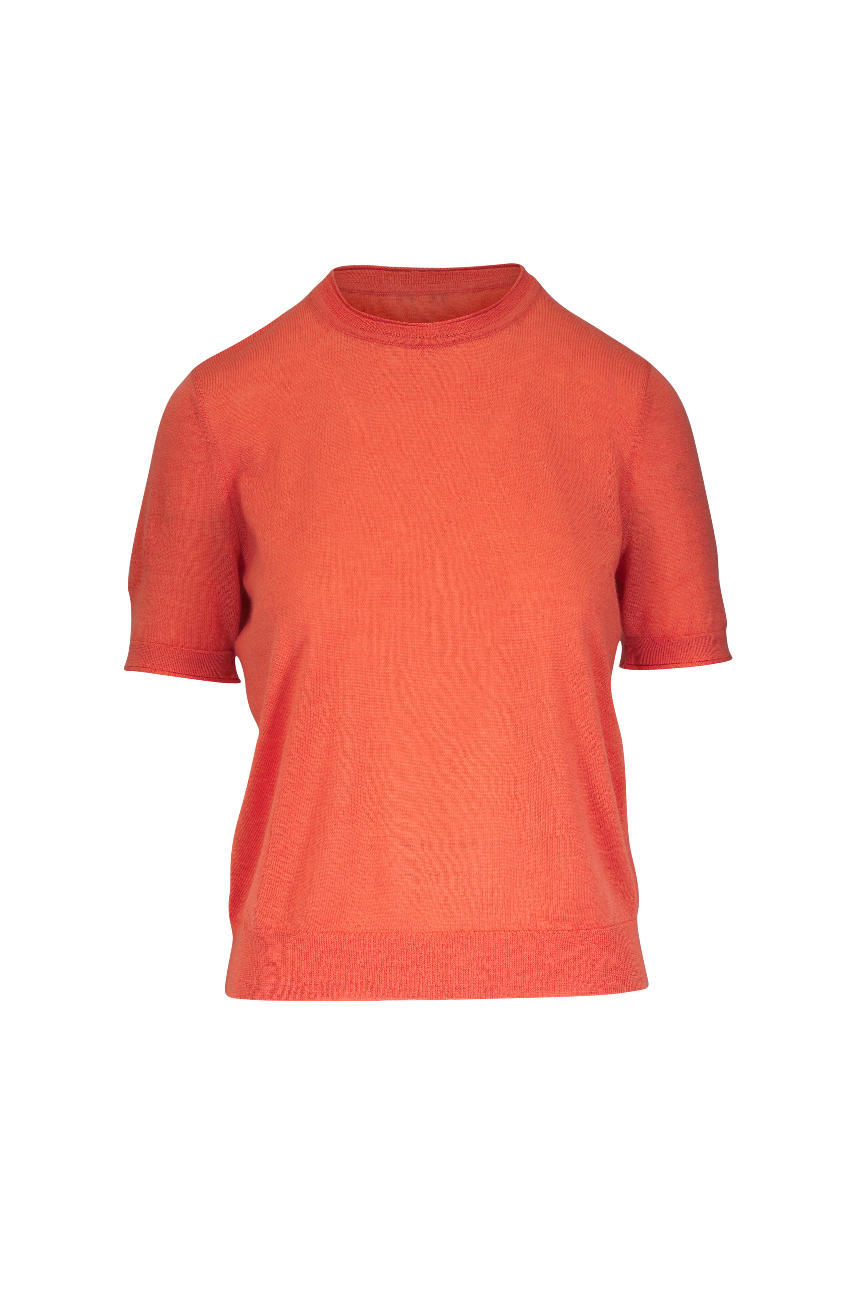 Lafayette 148 New York - Altrosa Pink Cashmere Crewneck Sweater