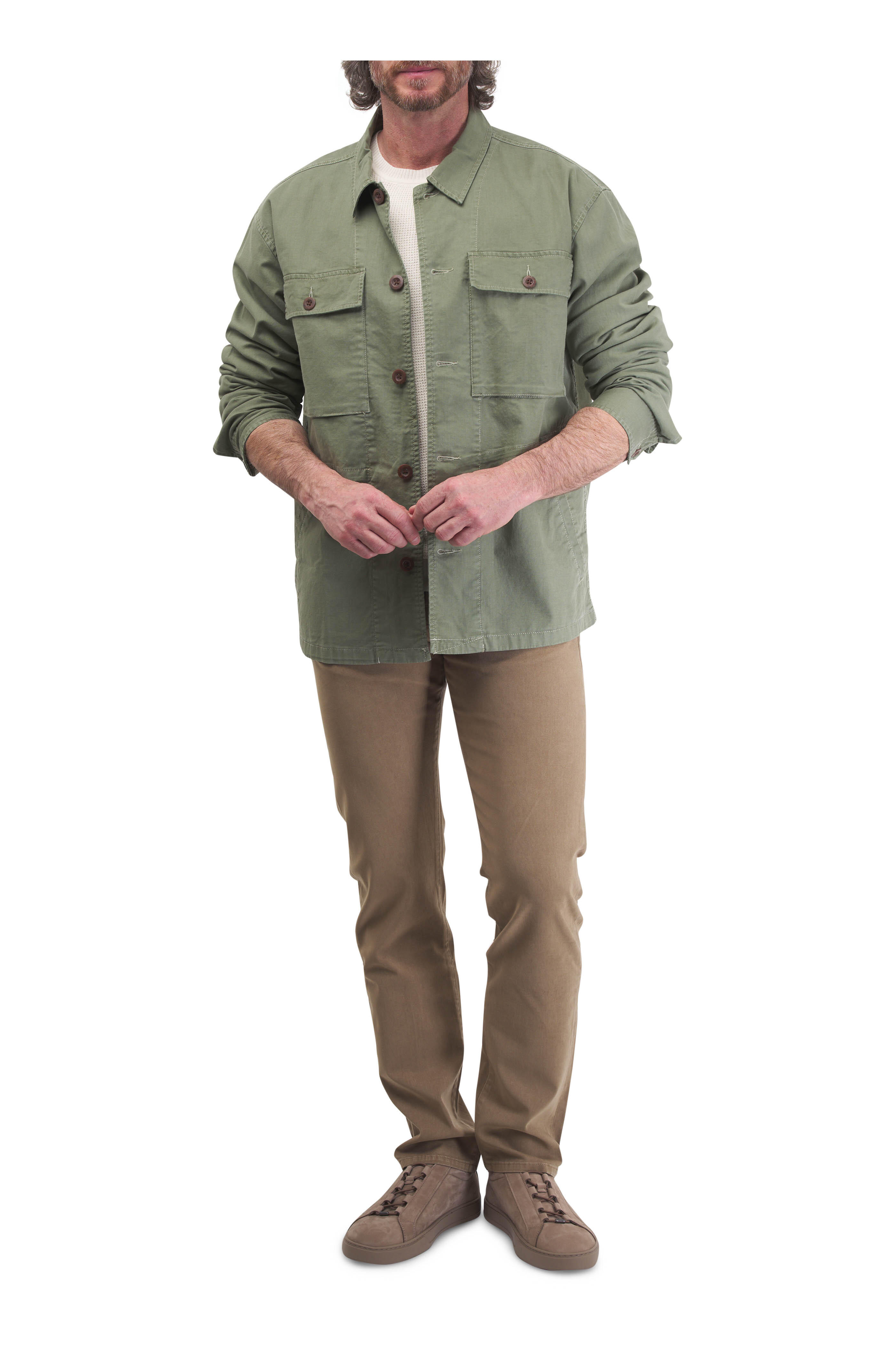 Frame - L'Homme Dark Tan Slim Fit Pant