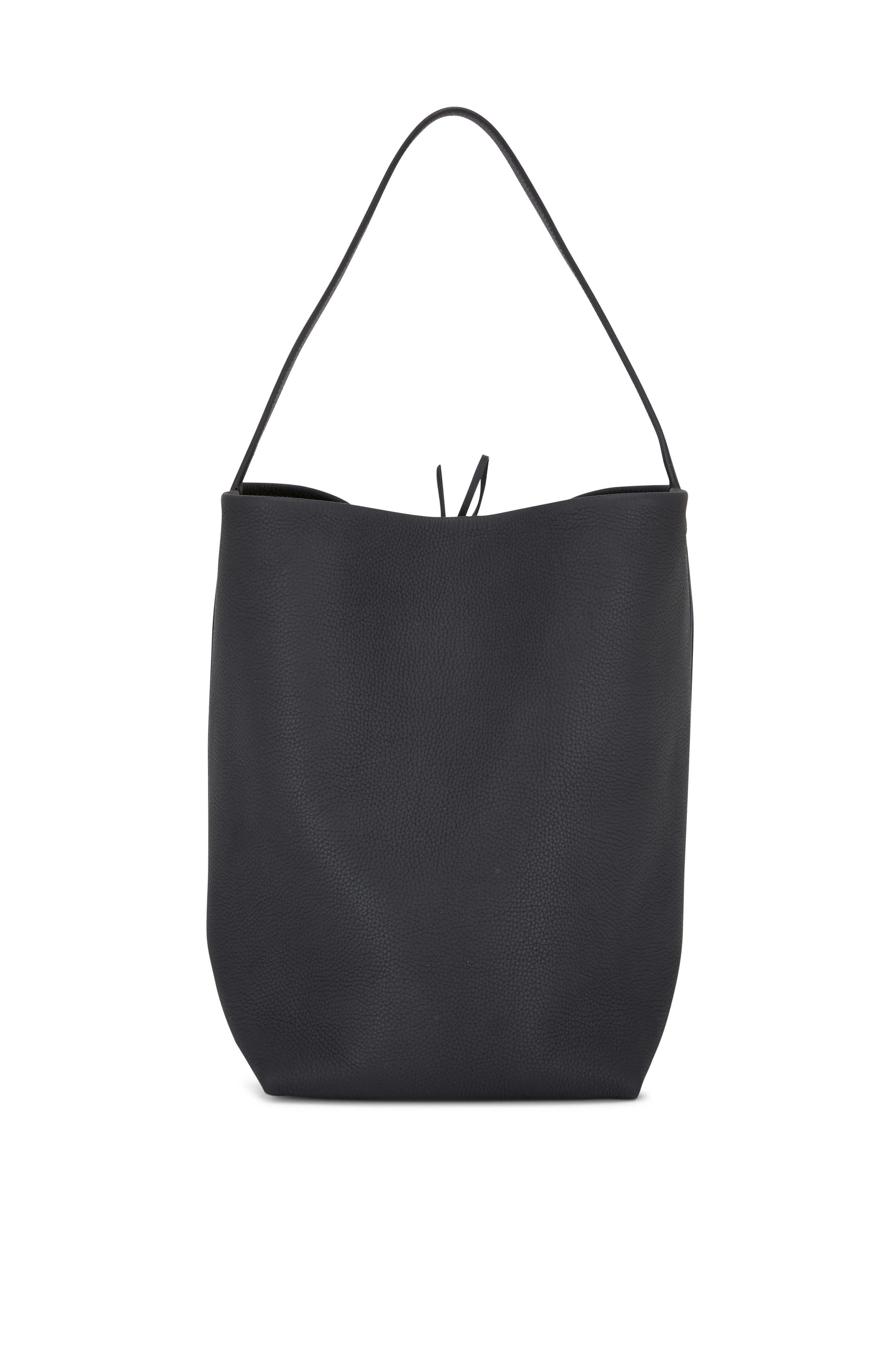 The Row - N/S Park Black Grained Leather Tote | Mitchell Stores