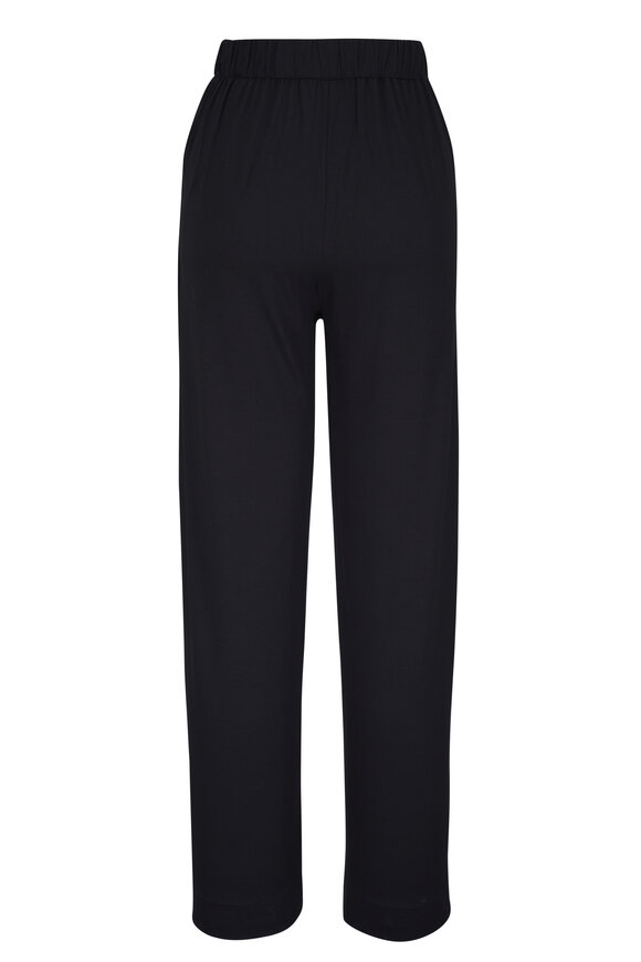 Majestic - Soft Touch Soft Leg Black Pull-On Pant